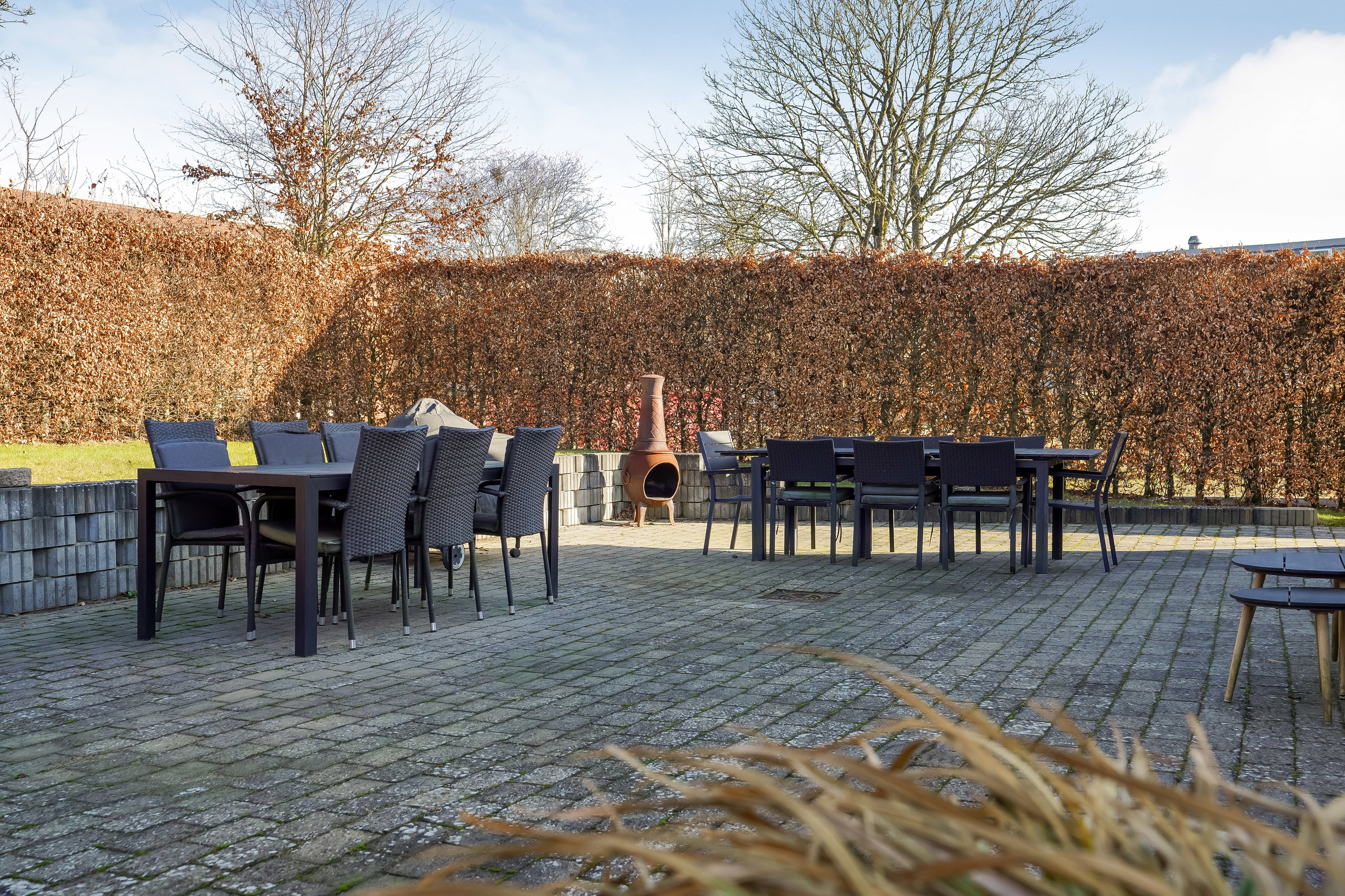 Fremhævet terrasse billede i fuldskærmstilstand. Billede af Vinkelvej 2B, 8740 Brædstrup