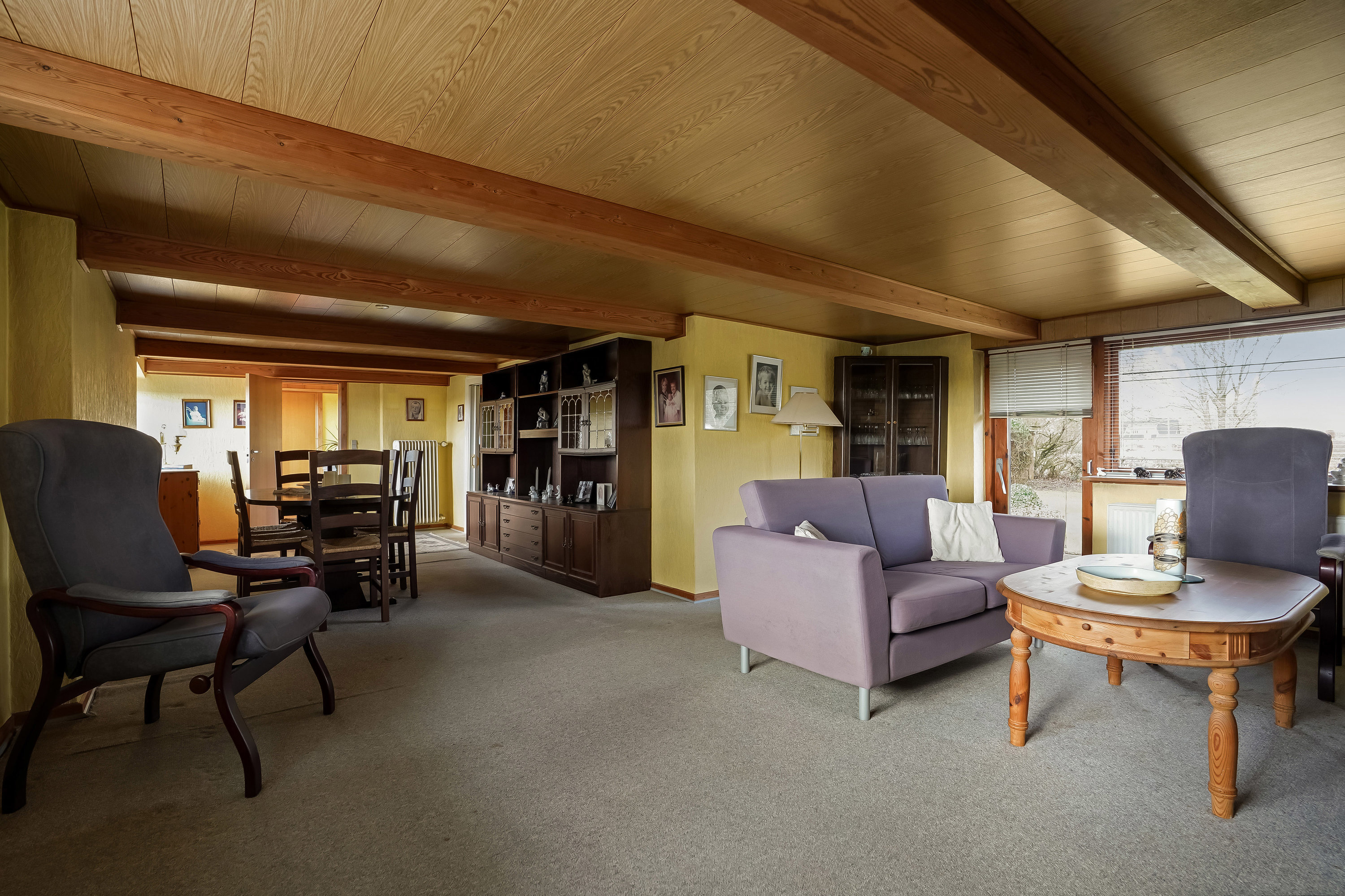 Fremhævet stue billede i fuldskærmstilstand. Billede af Pindebakken 11, Addit, 8740 Brædstrup