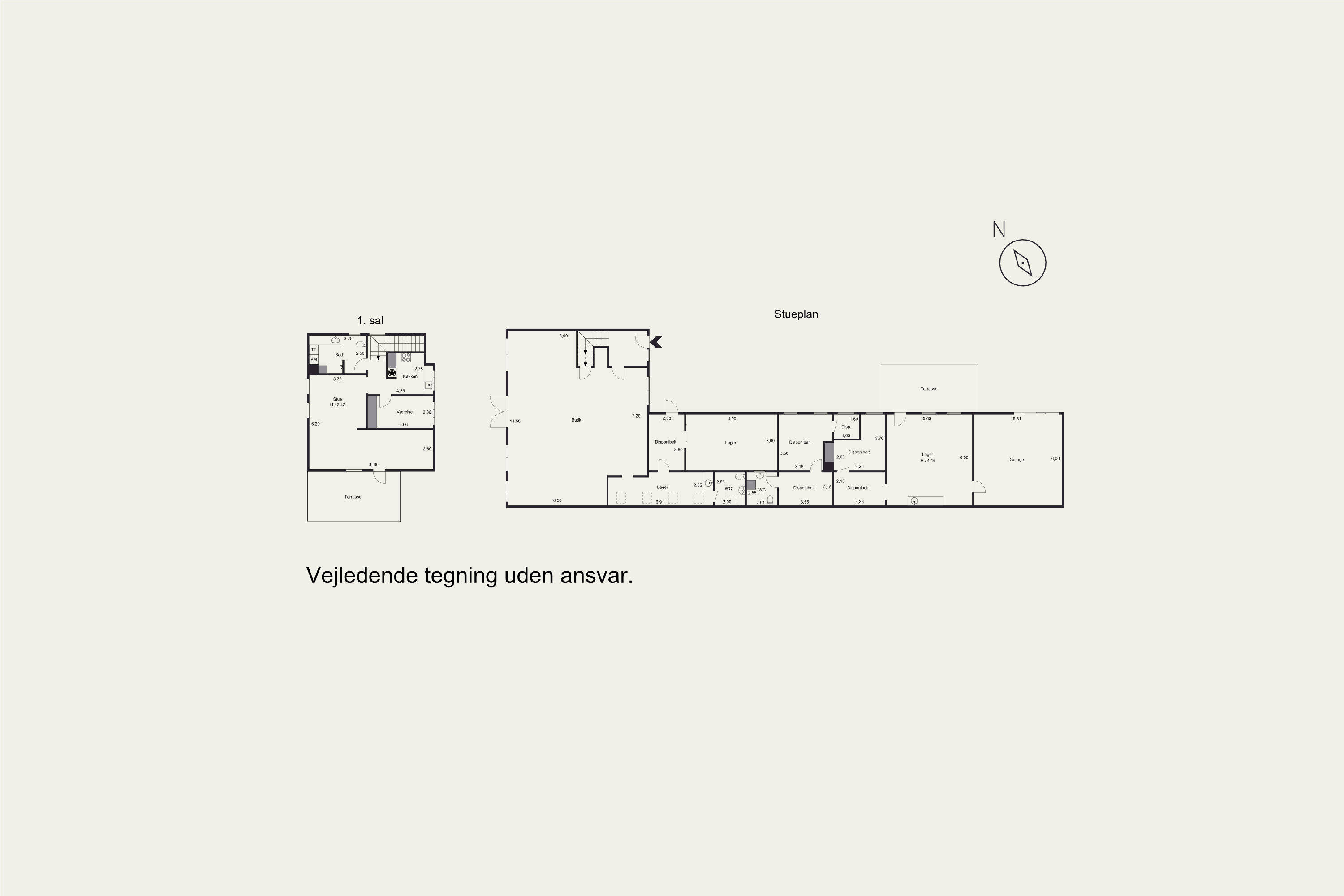 Plantegninger billede af Nørregade 56, 6600 Vejen