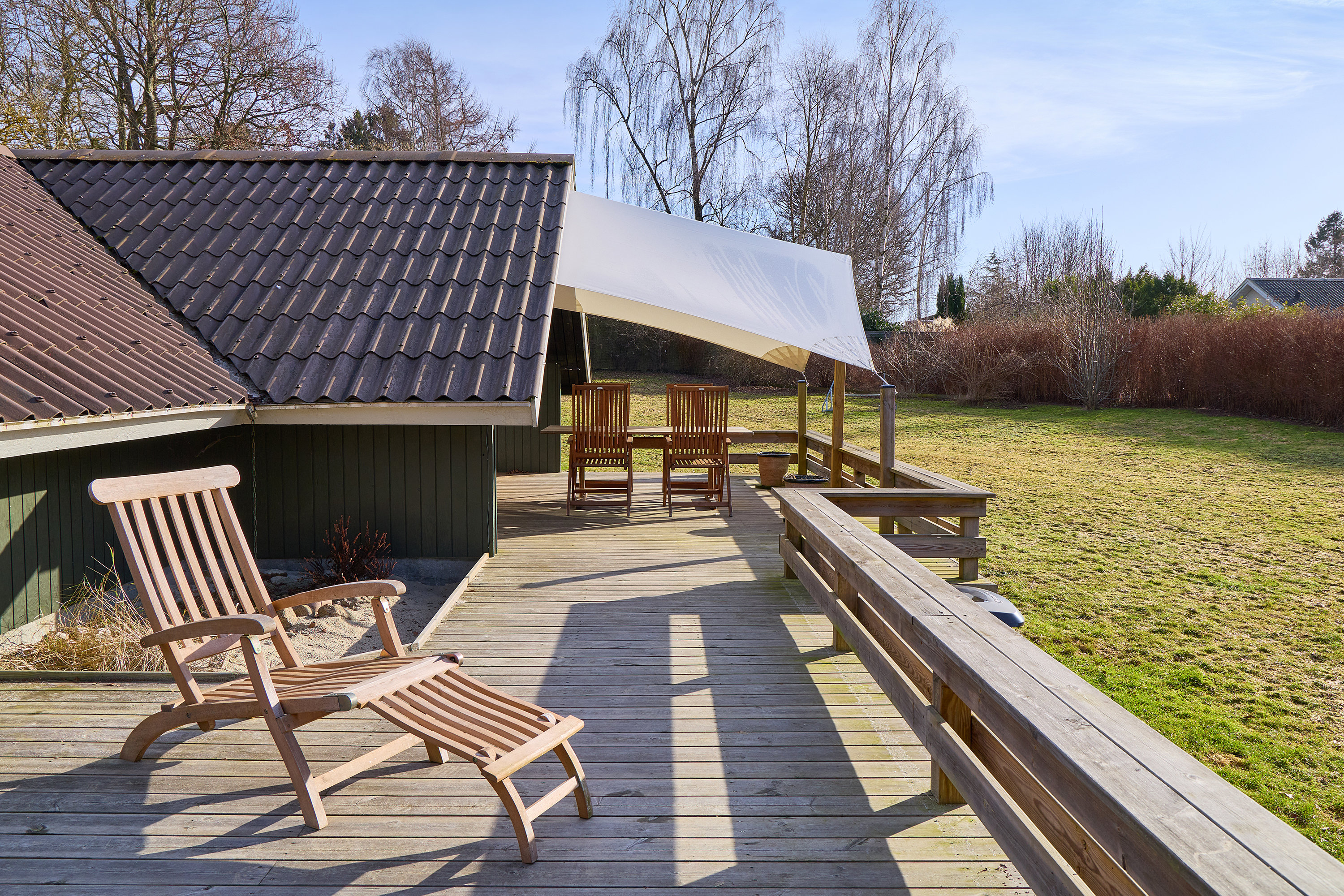 Fremhævet terrasse billede i fuldskærmstilstand. Billede af Bakkedraget 5, Buresø, 3550 Slangerup