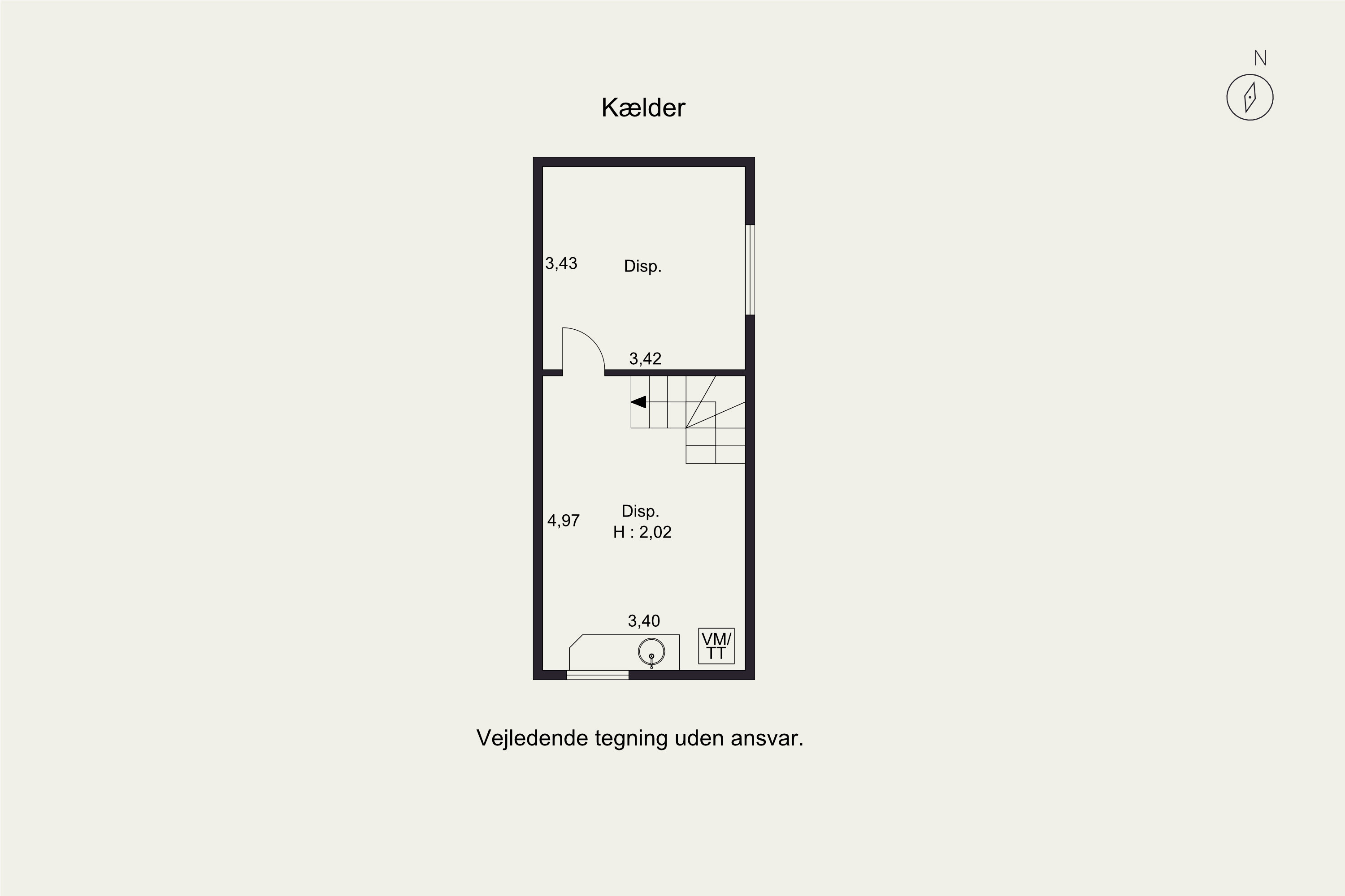 Plantegninger billede af Farum Hovedgade 71A, st.. tv., 3520 Farum