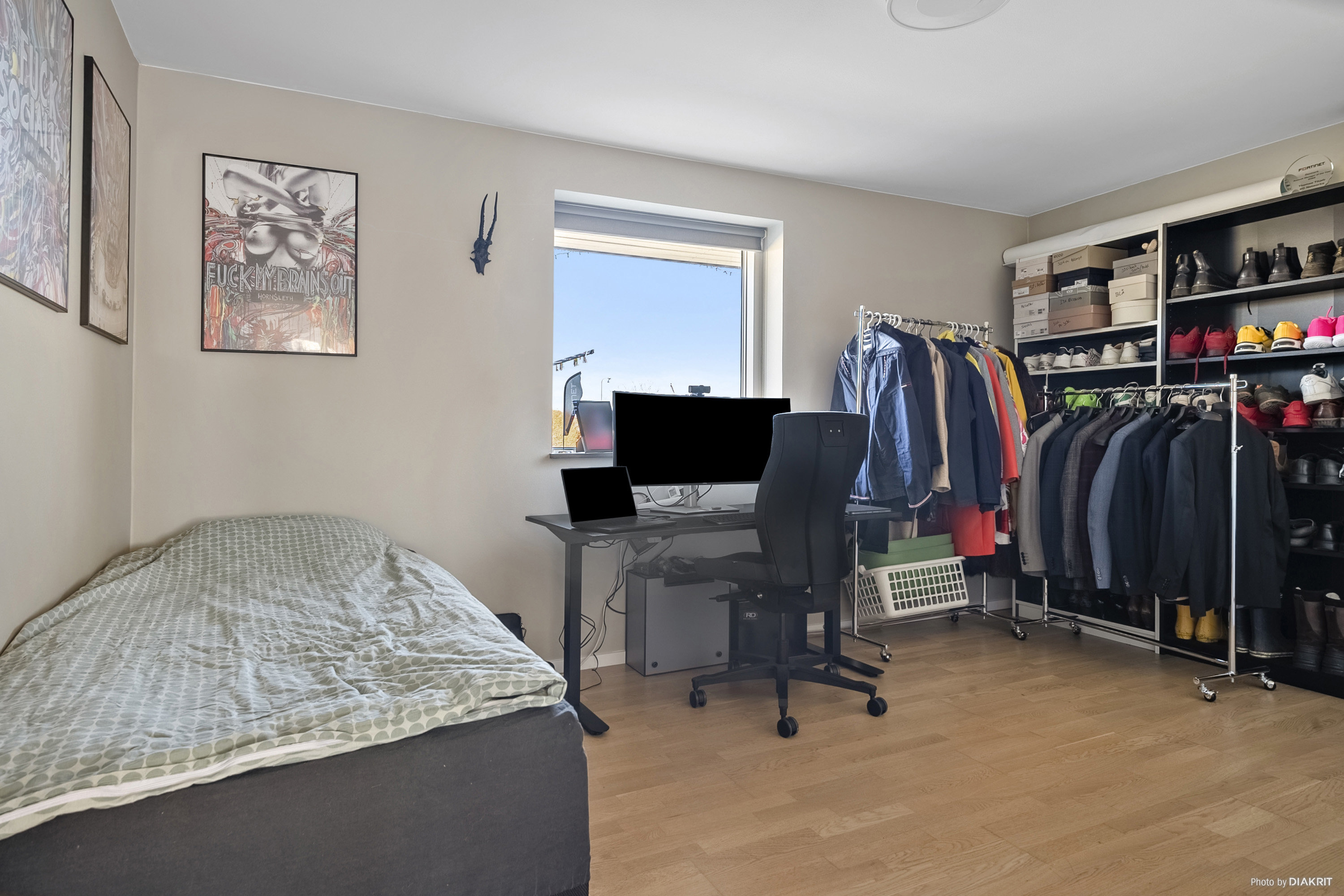 Fremhævet soveværelse billede i fuldskærmstilstand. Billede af Smedegade 107, Ørting, 8300 Odder