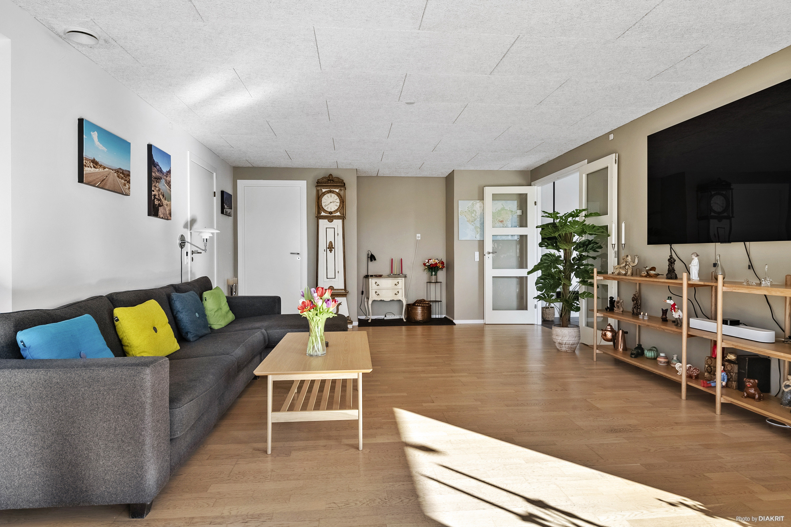 Fremhævet stue billede i fuldskærmstilstand. Billede af Smedegade 107, Ørting, 8300 Odder