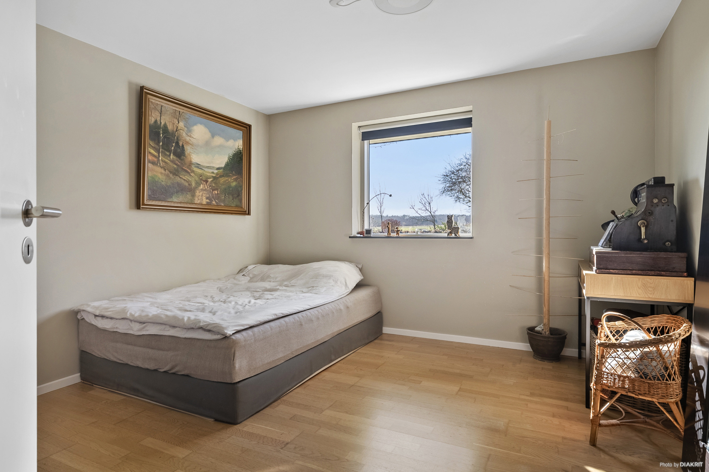 Fremhævet soveværelse billede i fuldskærmstilstand. Billede af Smedegade 107, Ørting, 8300 Odder