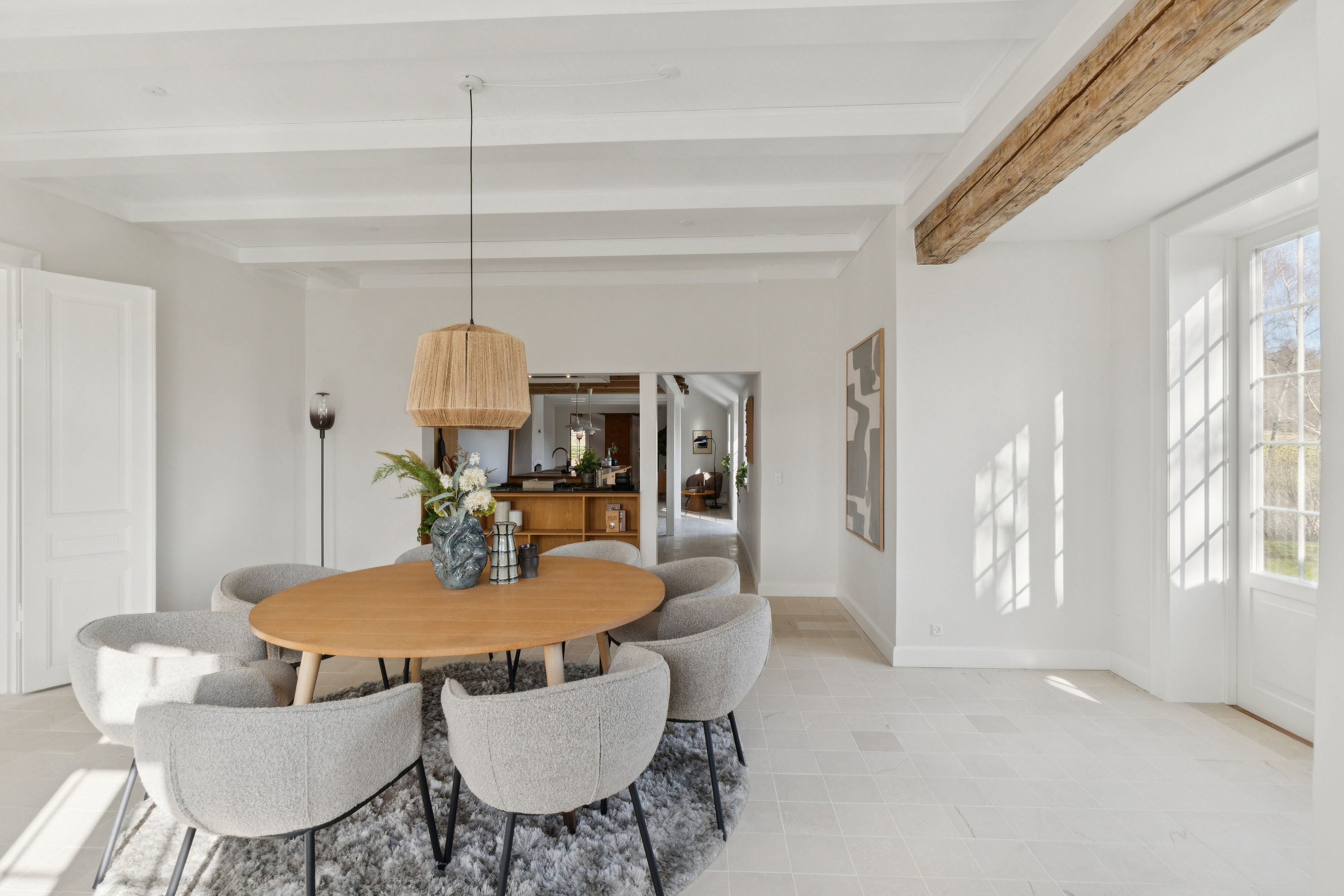 Fremhævet spisestue billede i fuldskærmstilstand. Billede af Højbjerggårdsvej 63, Øverød, 2840 Holte