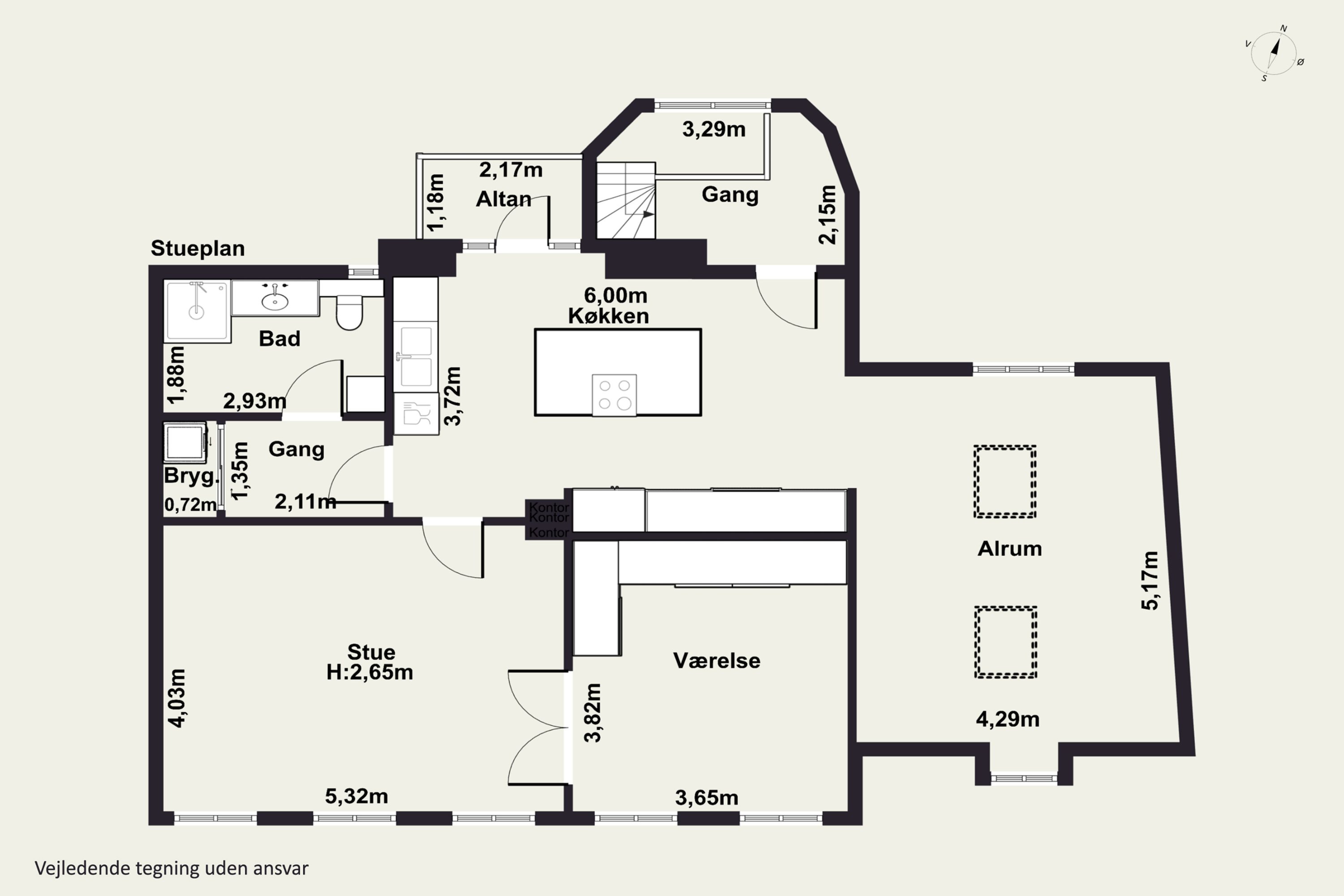 Plantegninger billede af Djalma Lunds Gård 1, 4000 Roskilde