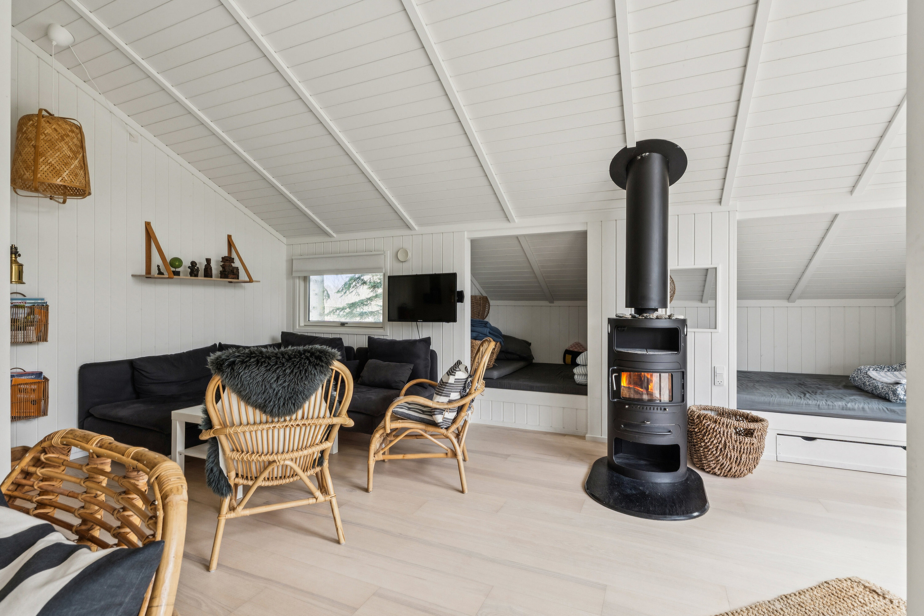 Fremhævet stue billede i fuldskærmstilstand. Billede af Leifa Tværvej 9, 4550 Asnæs