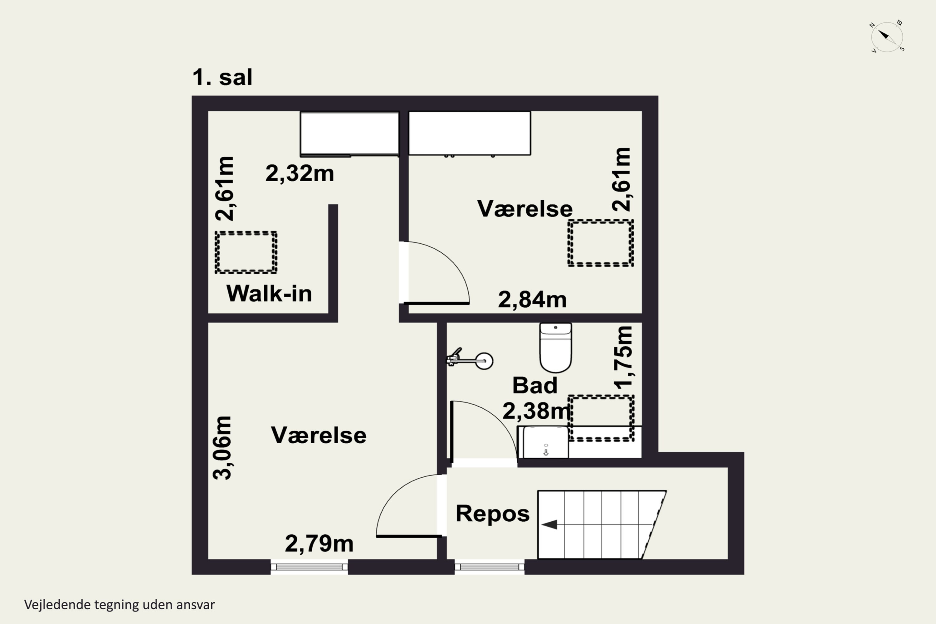Plantegninger billede af Margrethevej 15B, 4400 Kalundborg