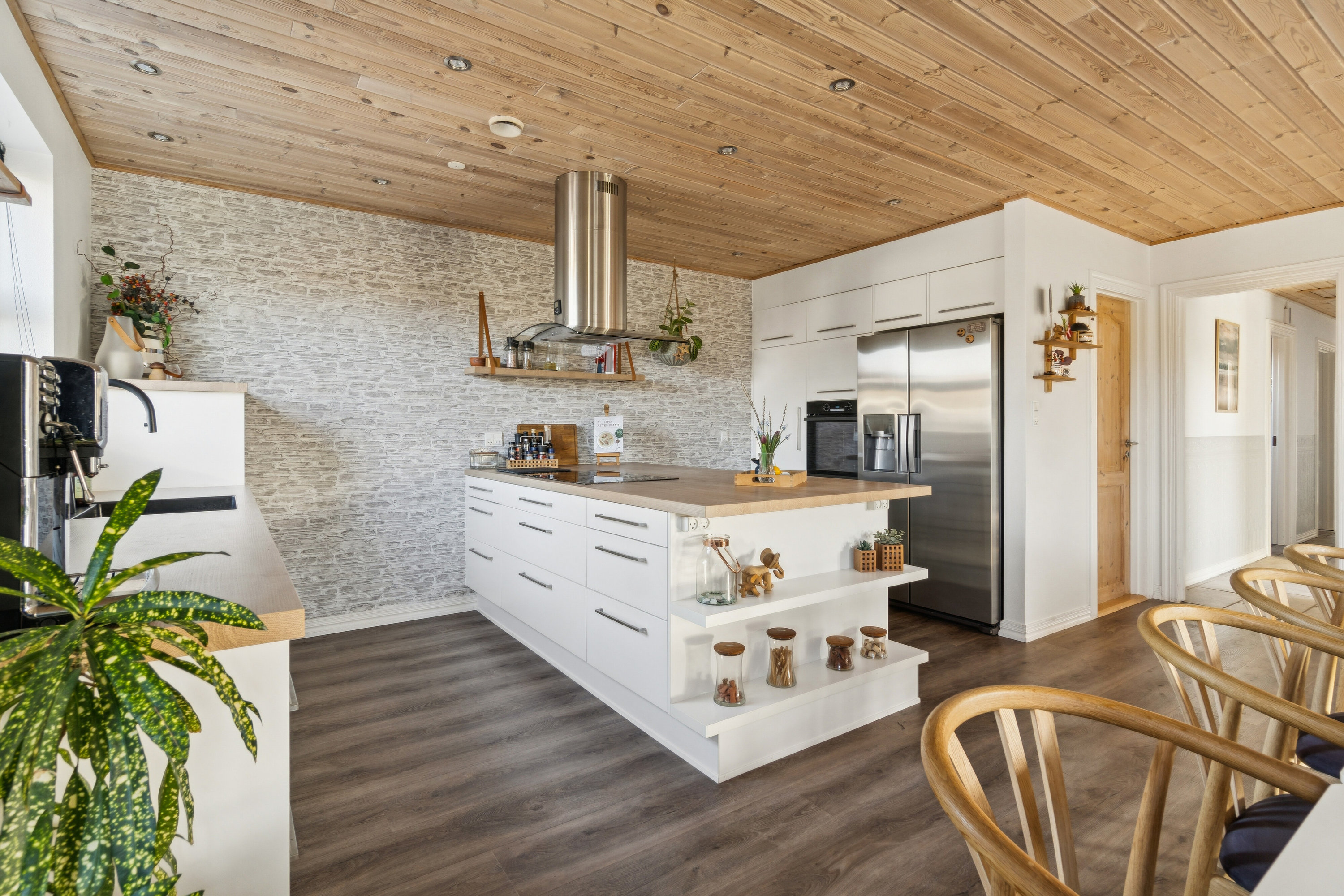 Fremhævet køkken billede i fuldskærmstilstand. Billede af Højtofte 11, 7760 Hurup Thy