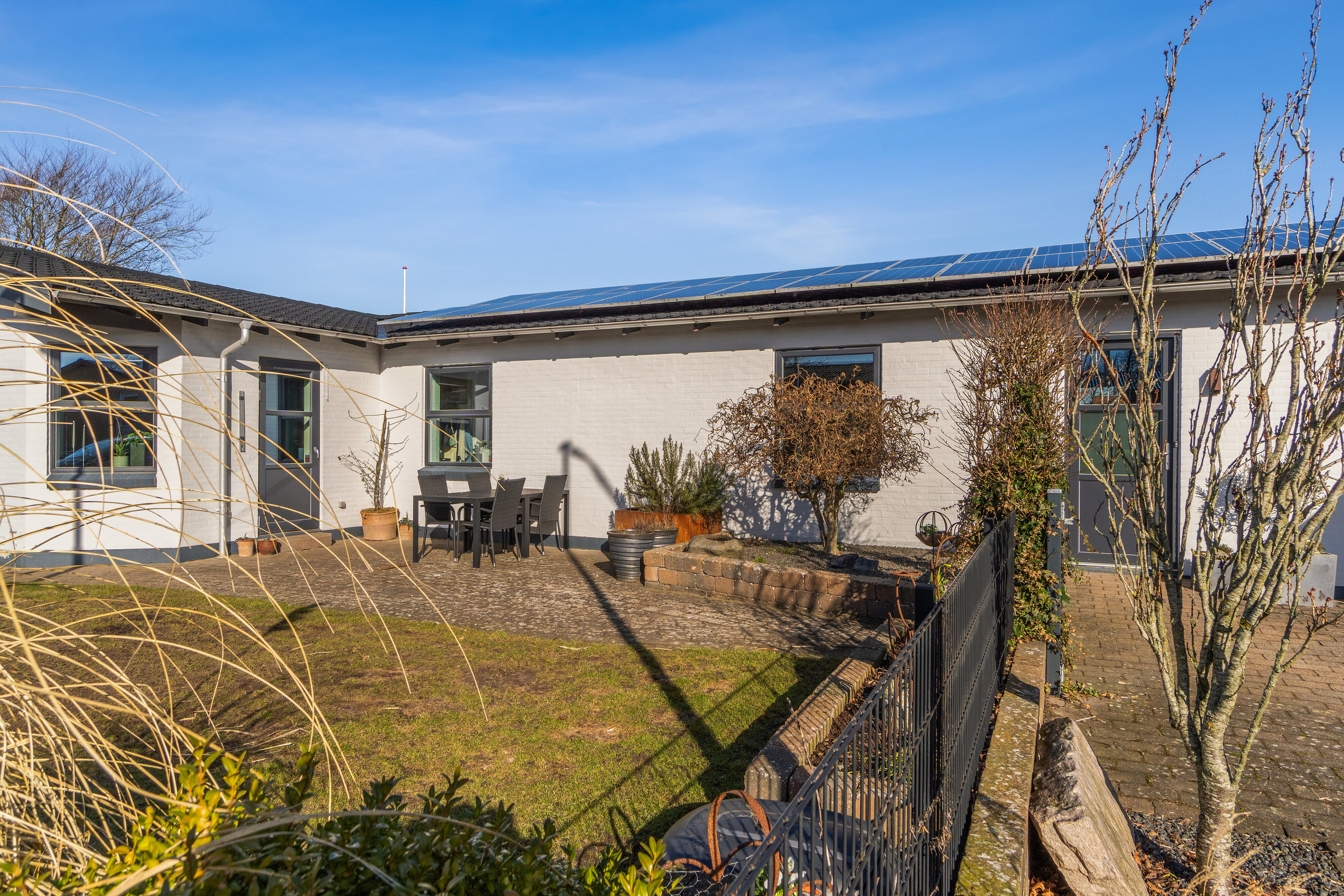 Fremhævet set fra haven billede i fuldskærmstilstand. Billede af Højtofte 11, 7760 Hurup Thy