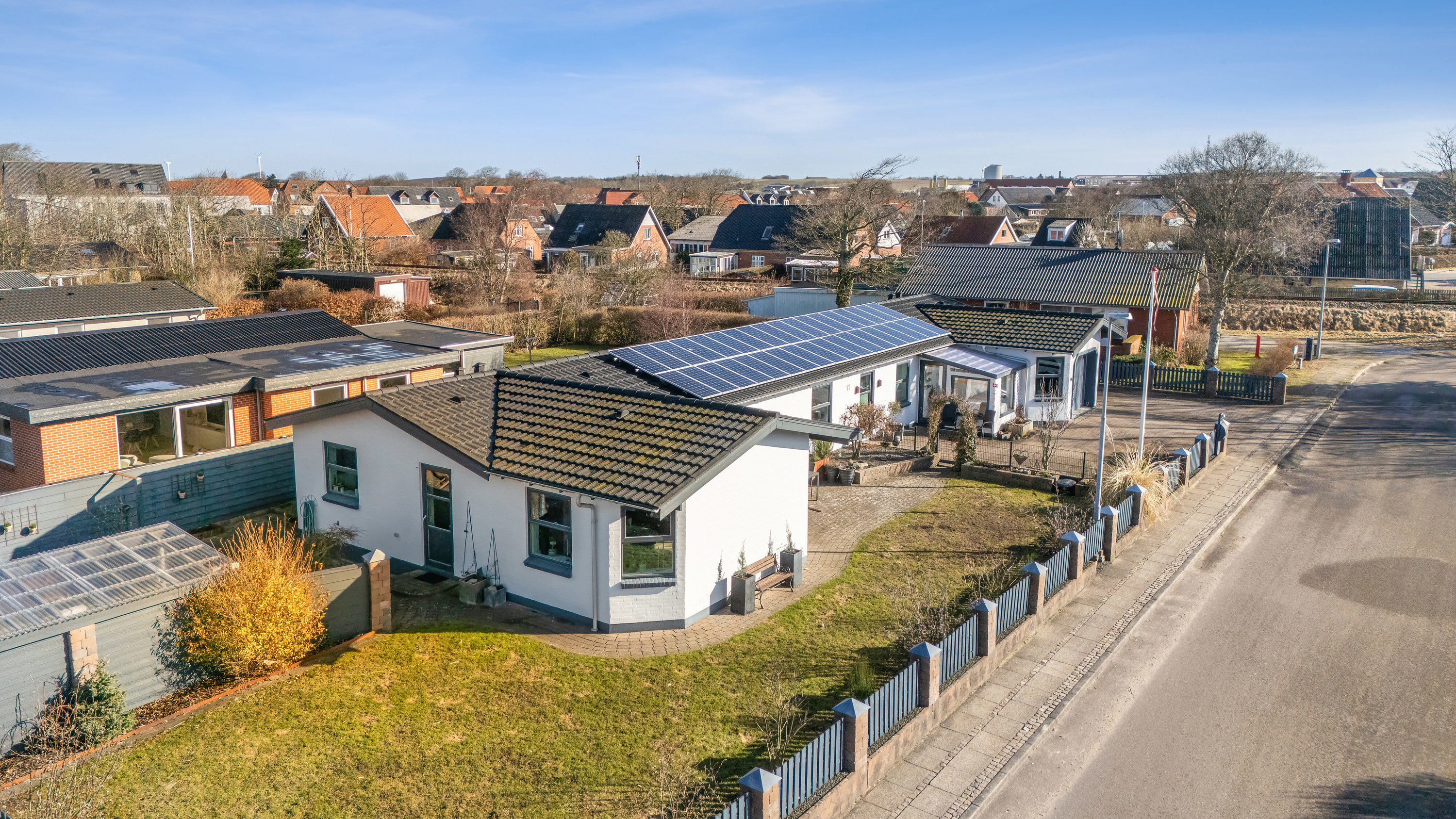 Fremhævet luftfoto billede i fuldskærmstilstand. Billede af Højtofte 11, 7760 Hurup Thy