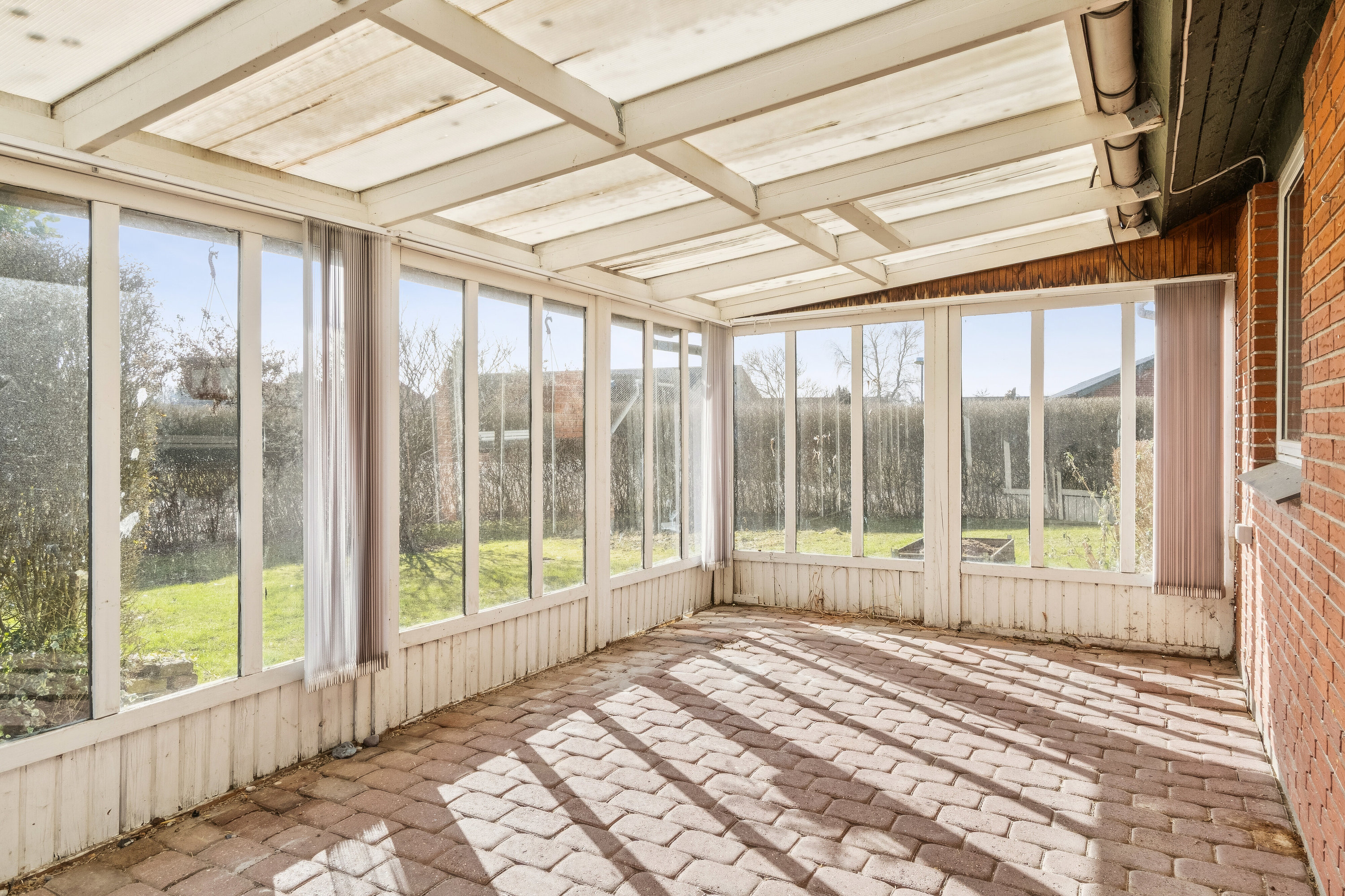 Fremhævet udestue billede i fuldskærmstilstand. Billede af Mågevej 42, 4250 Fuglebjerg