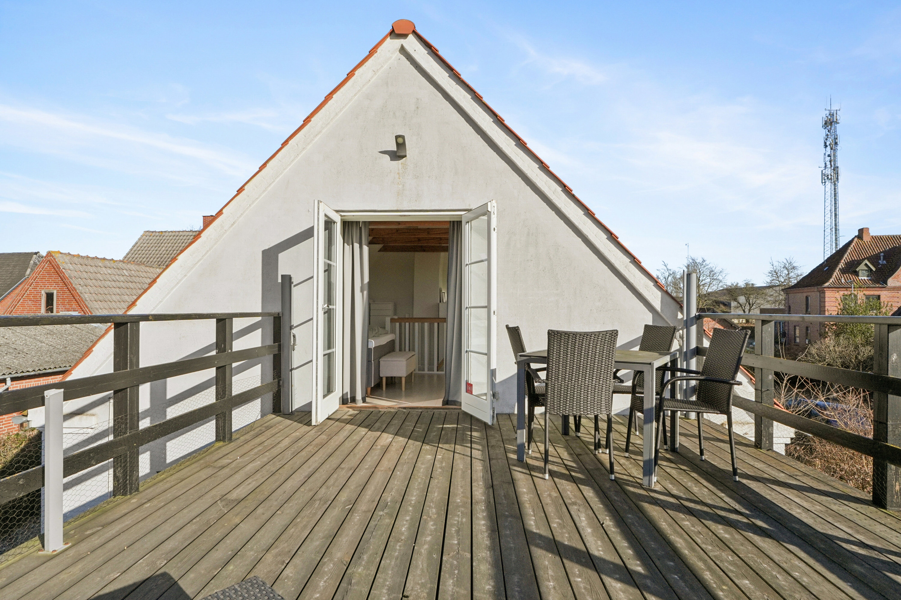 Fremhævet altan billede i fuldskærmstilstand. Billede af Vågebjergvej 6, 5932 Humble