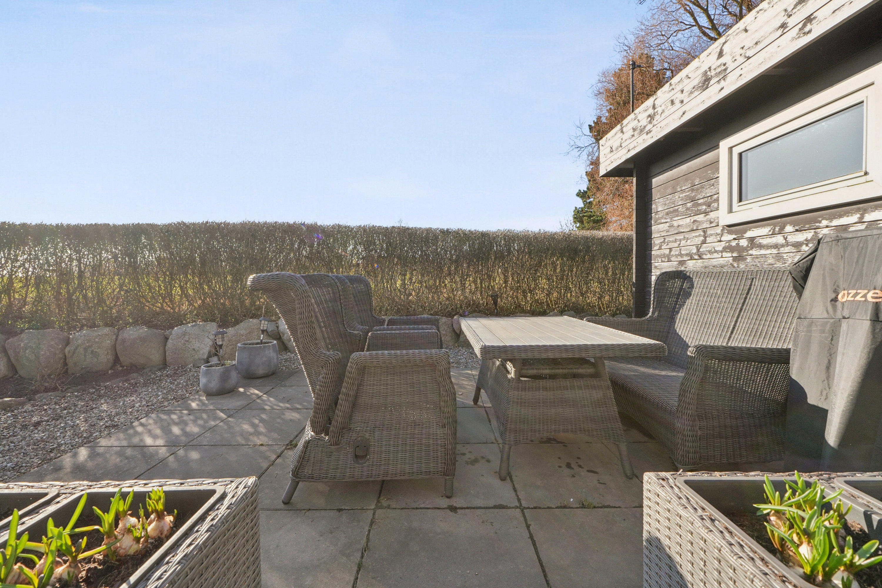 Fremhævet altan billede i fuldskærmstilstand. Billede af Vågebjergvej 6, 5932 Humble