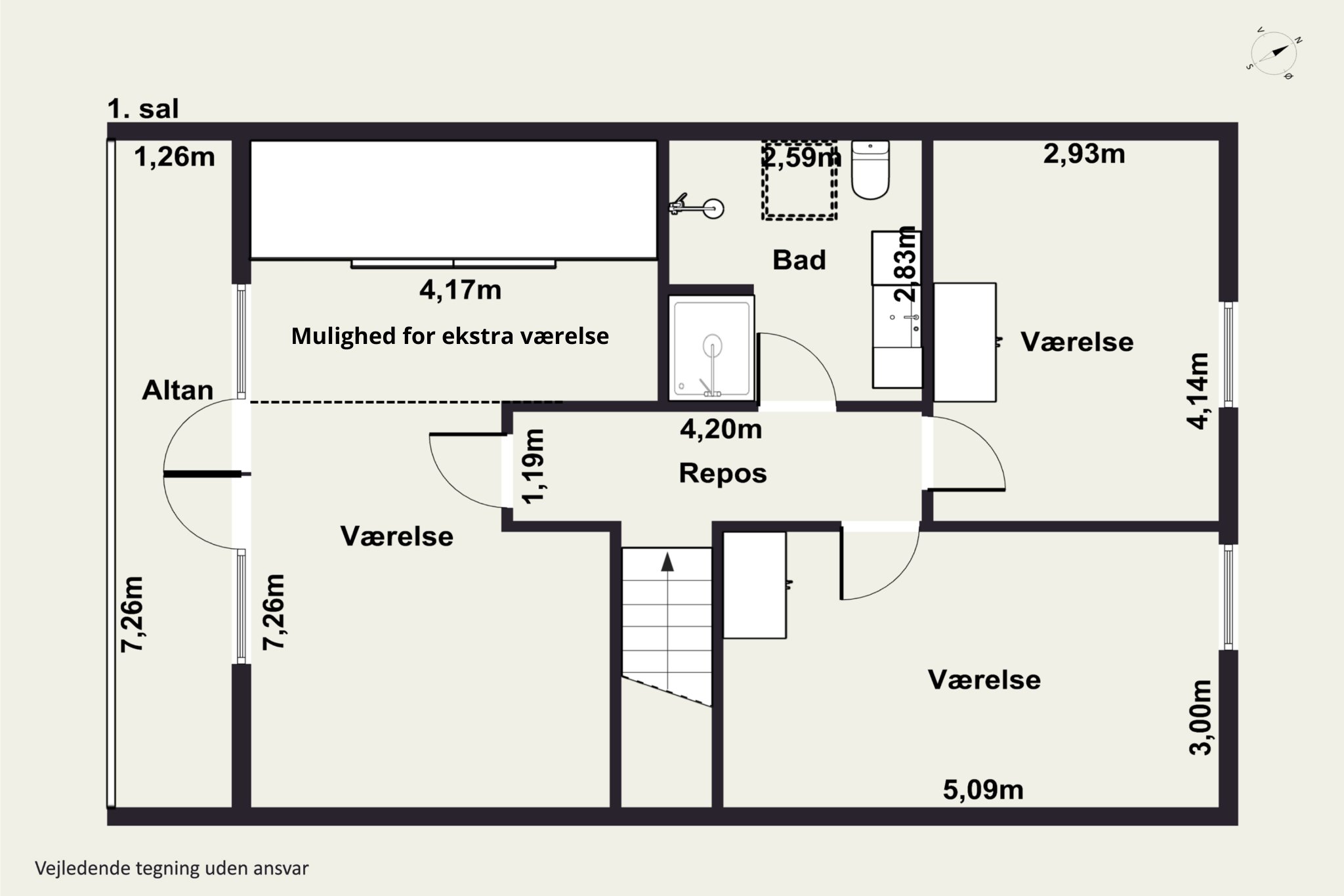 Plantegninger billede af Valmuevej 10, 4200 Slagelse
