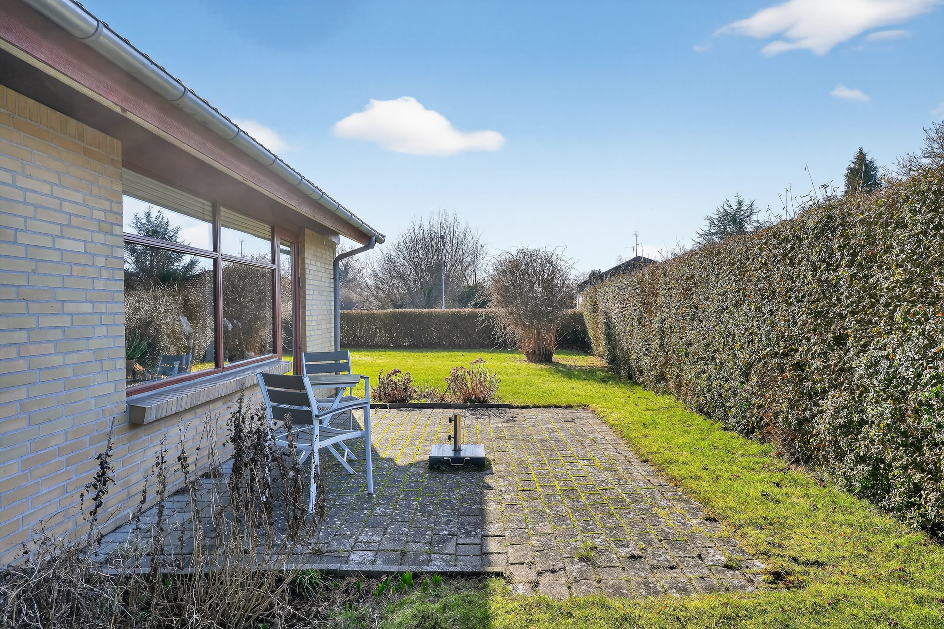 Fremhævet terrasse billede i fuldskærmstilstand. Billede af Søgårdssvinget 10, Svinninge, 4572 Nørre Asmindrup