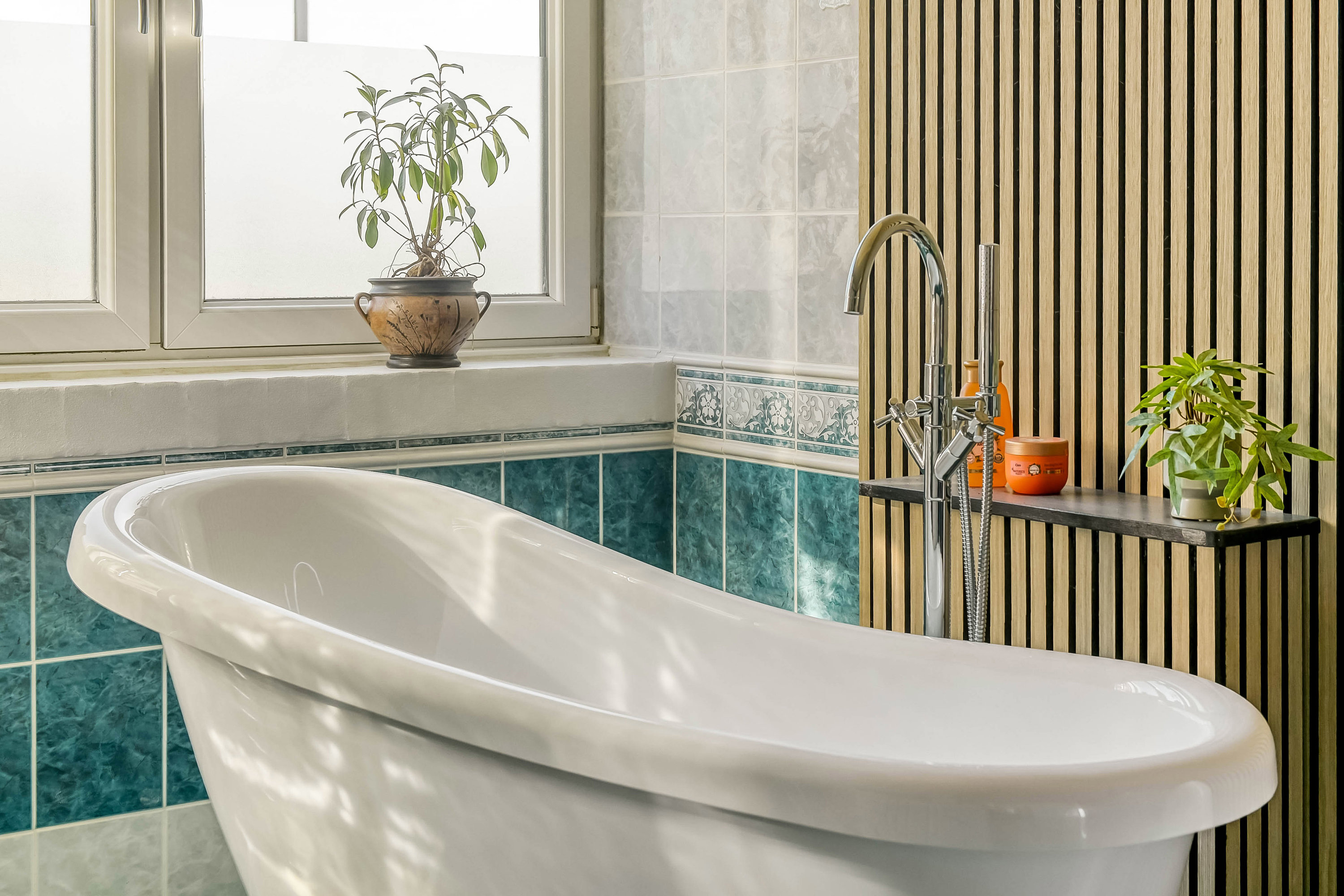 Fremhævet badeværelse billede i fuldskærmstilstand. Billede af Nørremarksvej 9, Krogager Mk, 7200 Grindsted