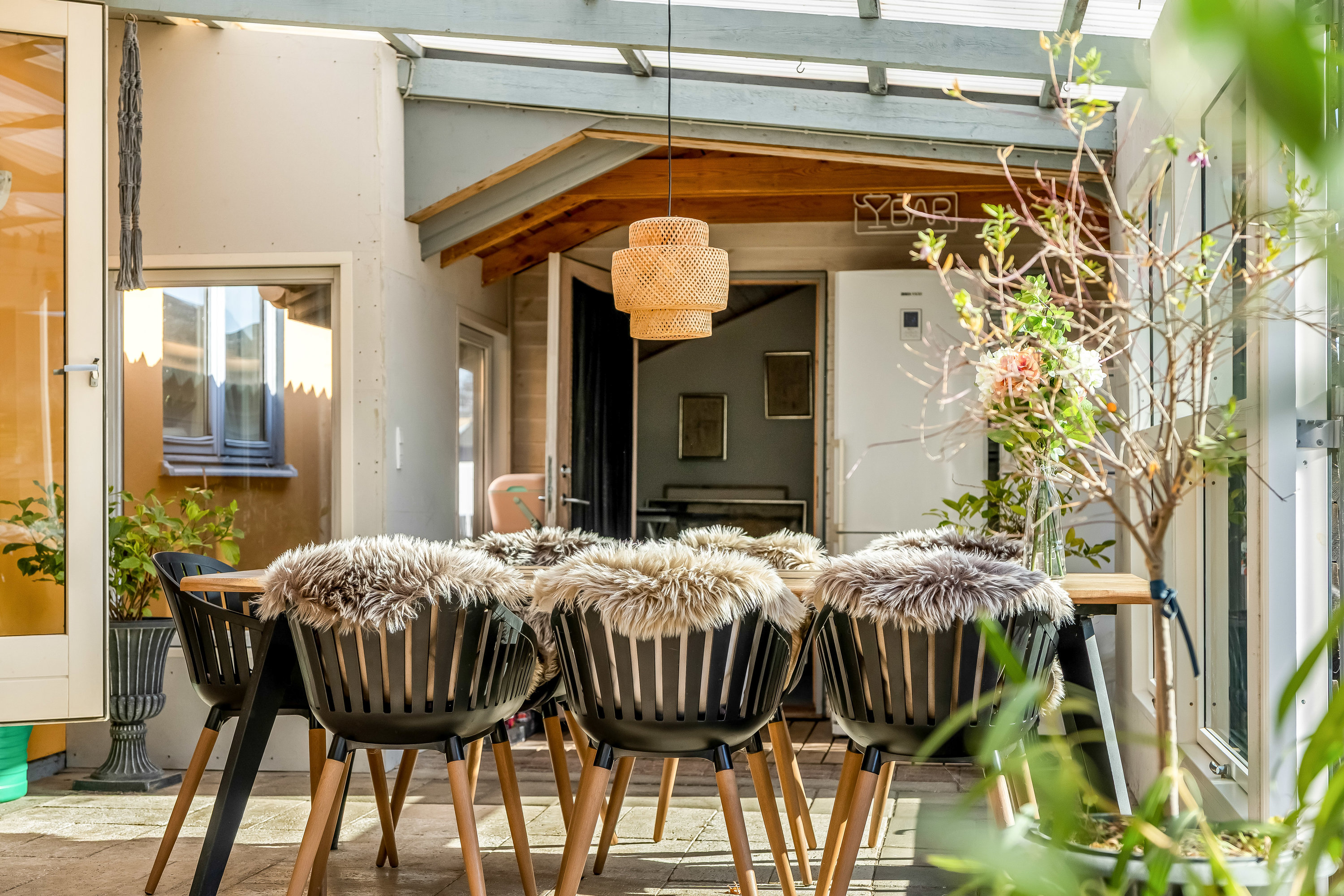 Fremhævet terrasse billede i fuldskærmstilstand. Billede af Lyngevej 10, Uvelse, 3550 Slangerup