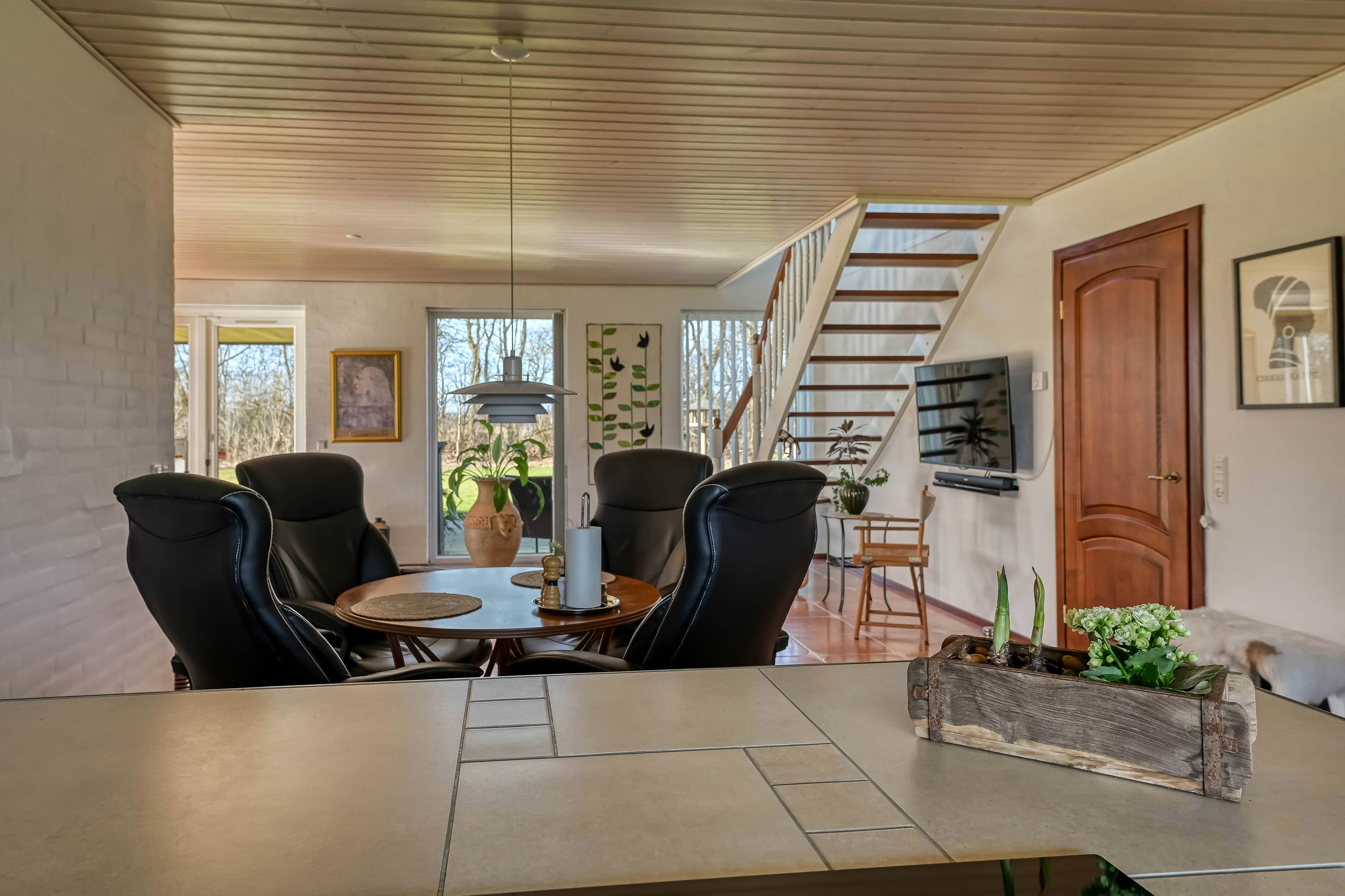 Fremhævet stue billede i fuldskærmstilstand. Billede af Nørremarksvej 9, Krogager Mk, 7200 Grindsted