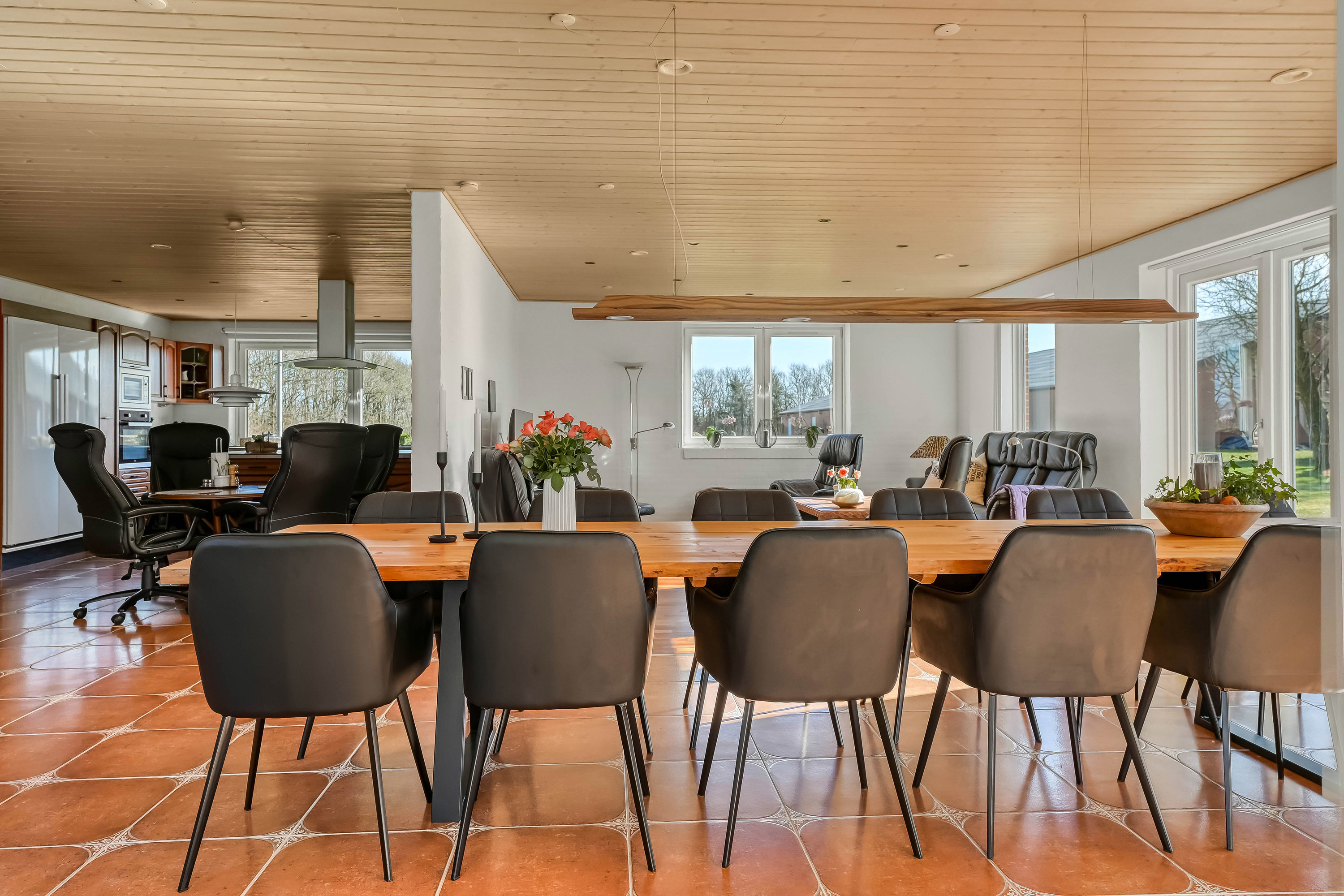 Fremhævet stue billede i fuldskærmstilstand. Billede af Nørremarksvej 9, Krogager Mk, 7200 Grindsted