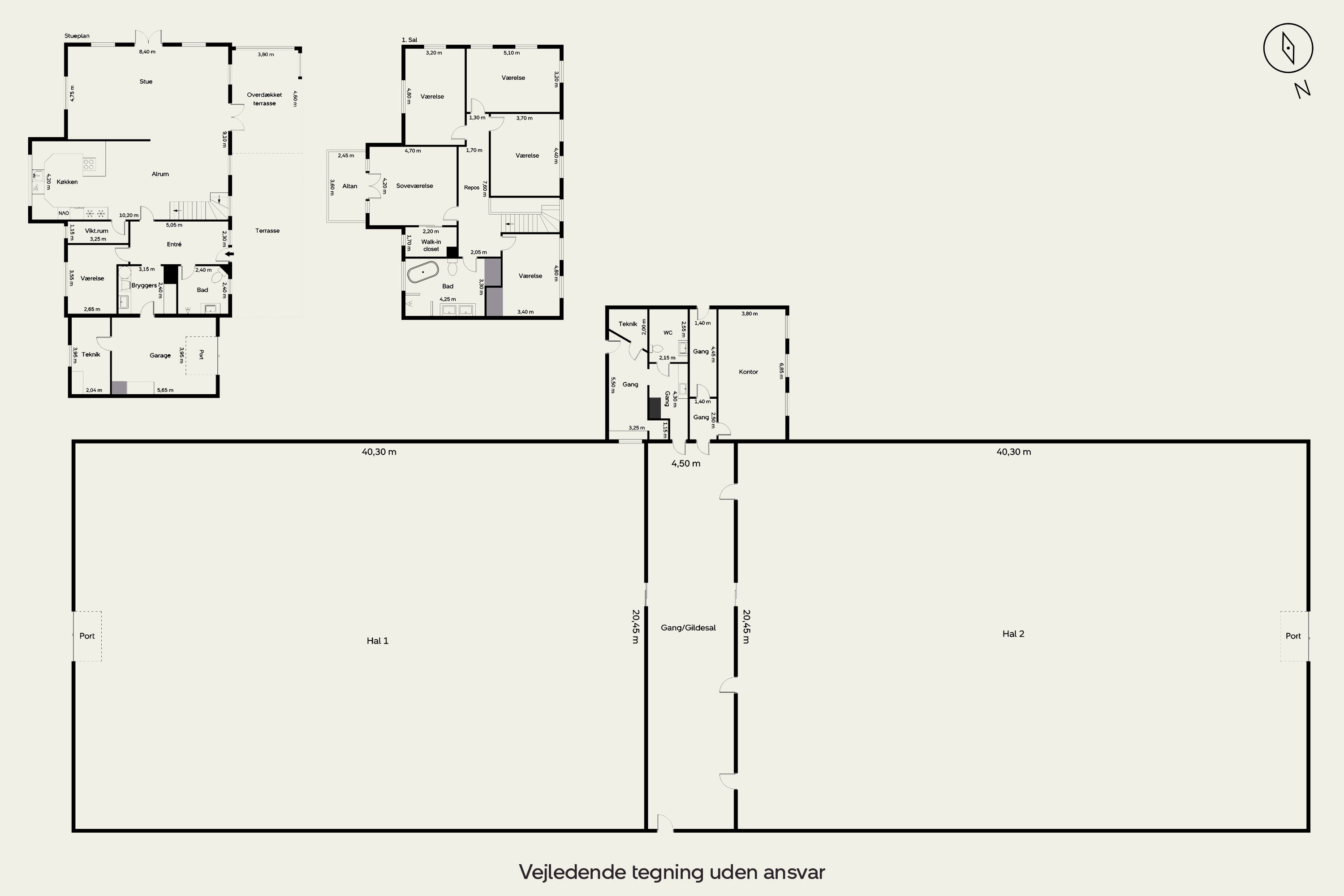 Plantegninger billede af Nørremarksvej 9, Krogager Mk, 7200 Grindsted