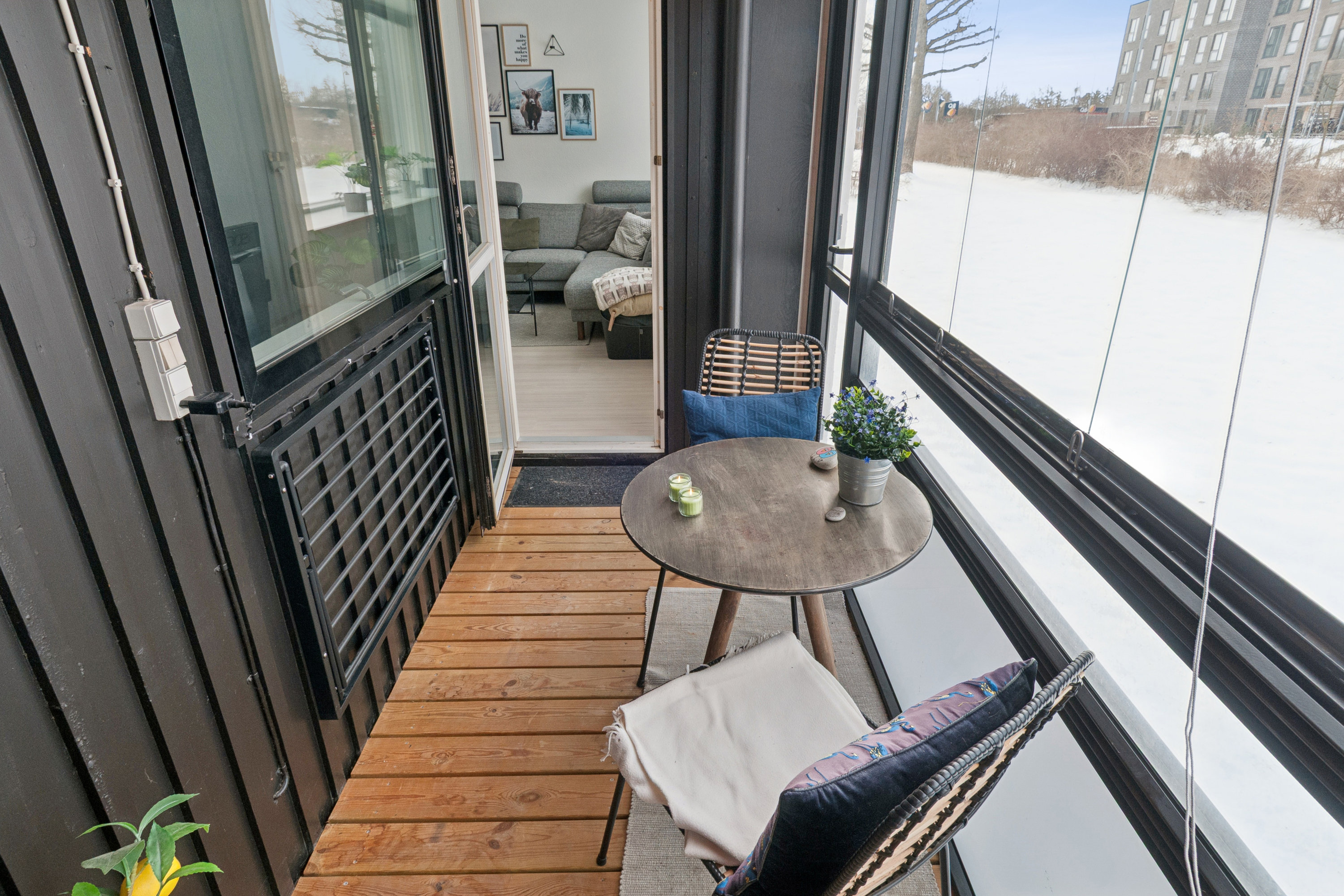 Fremhævet terrasse billede i fuldskærmstilstand. Billede af Rugmarken 75, 2. th., Mørdrup, 3060 Espergærde