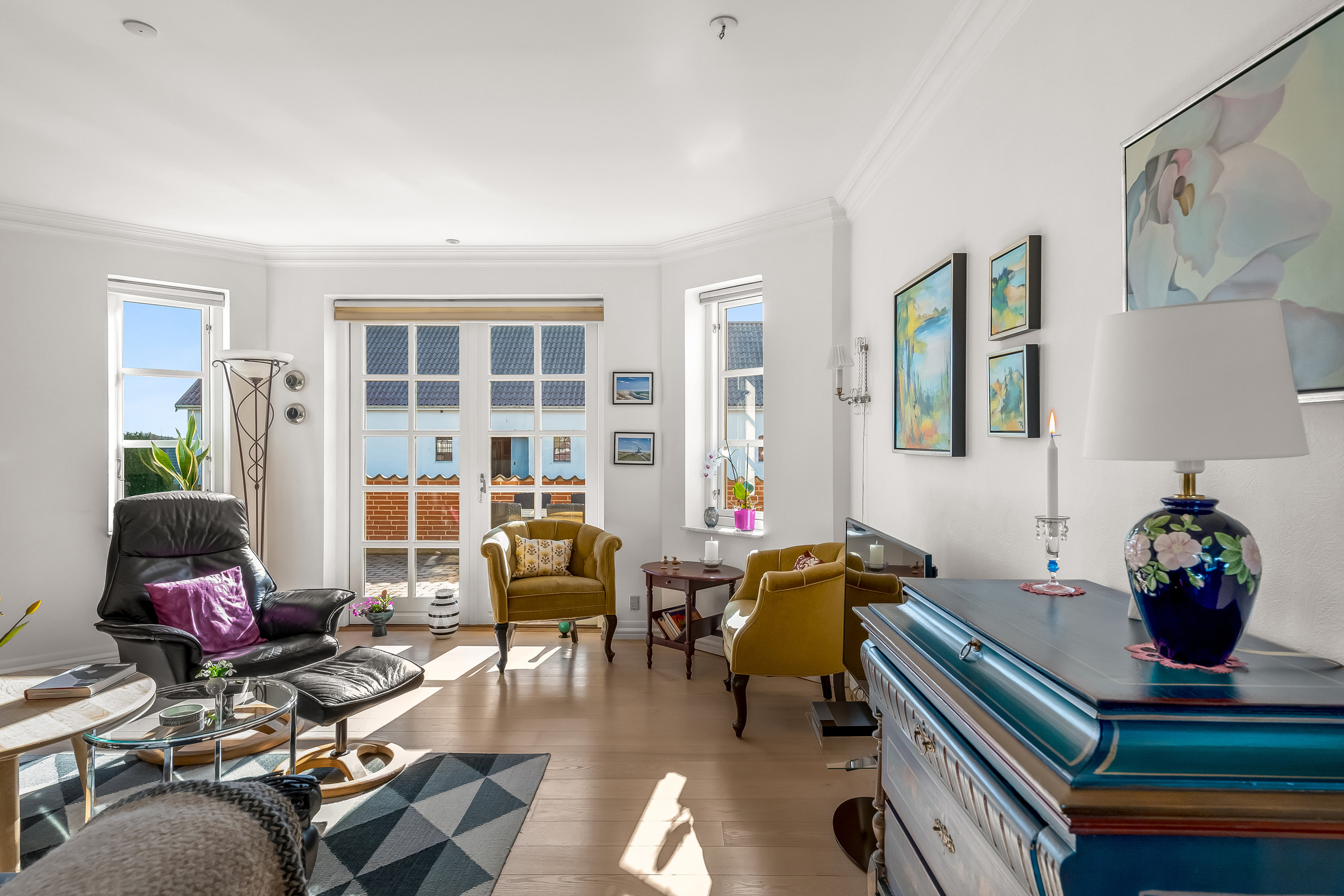 Fremhævet stue billede i fuldskærmstilstand. Billede af Vesterlindvej 38, 7400 Herning