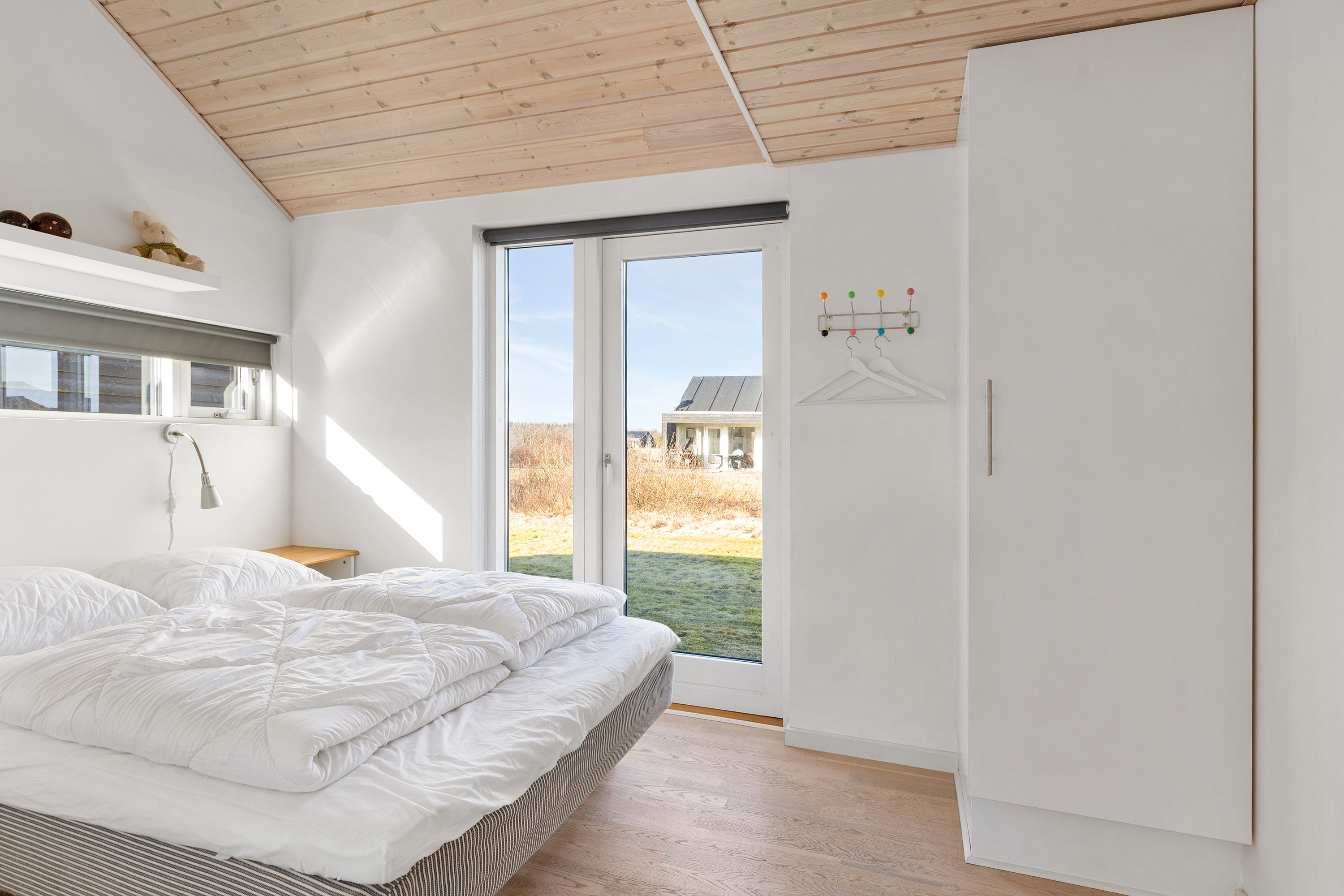 Fremhævet soveværelse billede i fuldskærmstilstand. Billede af Kronvildtvej 156, Krogen, 9460 Brovst