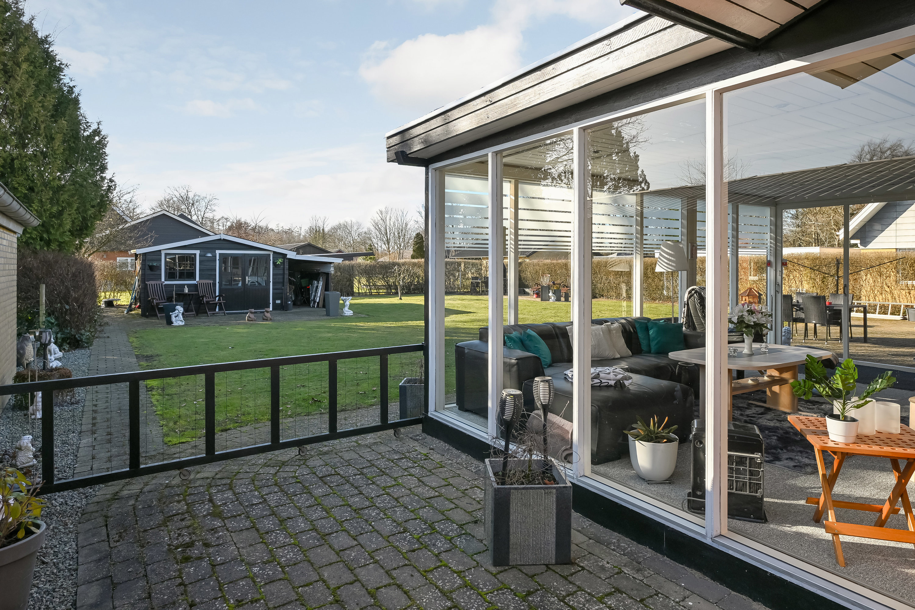 Fremhævet have billede i fuldskærmstilstand. Billede af Egevej 4, 7260 Sønder Omme