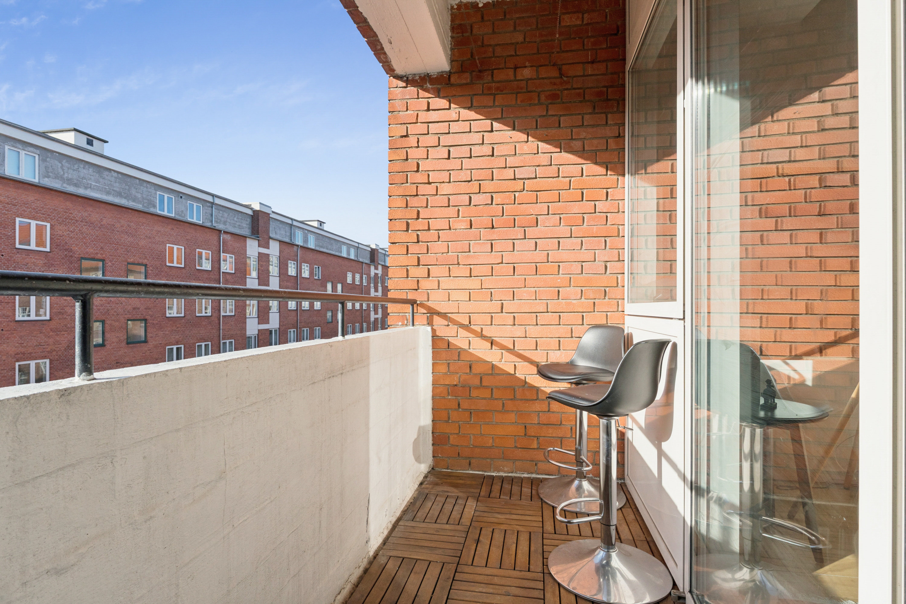 Fremhævet altan billede i fuldskærmstilstand. Billede af Halsskovgade 2, 4. 402., 2100 København Ø