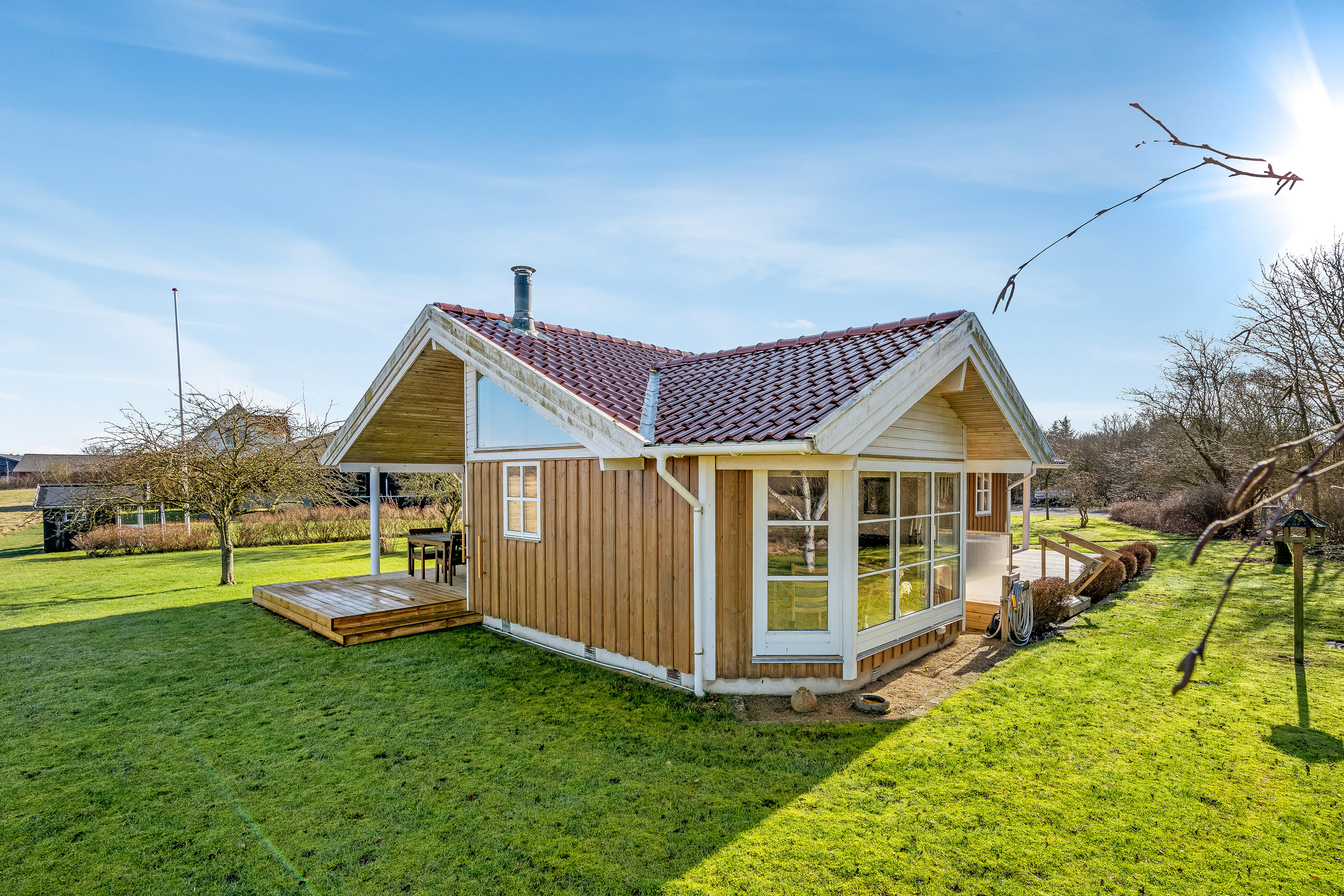 Fremhævet facade billede i fuldskærmstilstand. Billede af Ø Smedegårdvej 12, 6900 Skjern