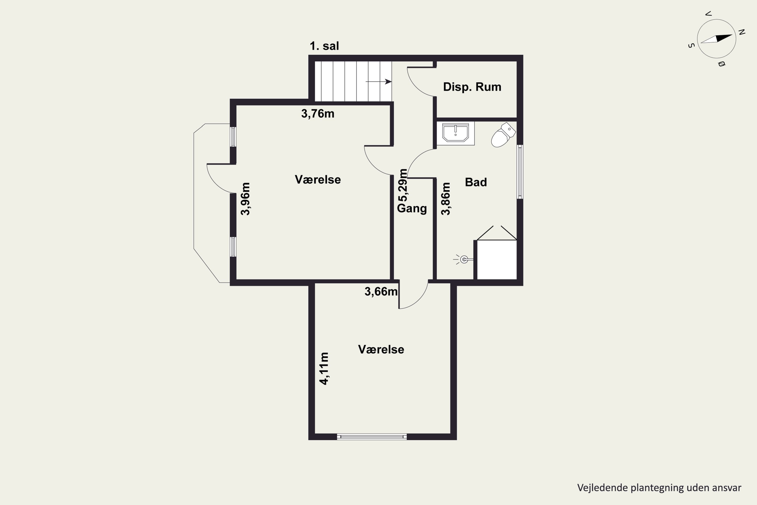 Plantegninger billede af Skalbjergvej 2, Bred, 5492 Vissenbjerg