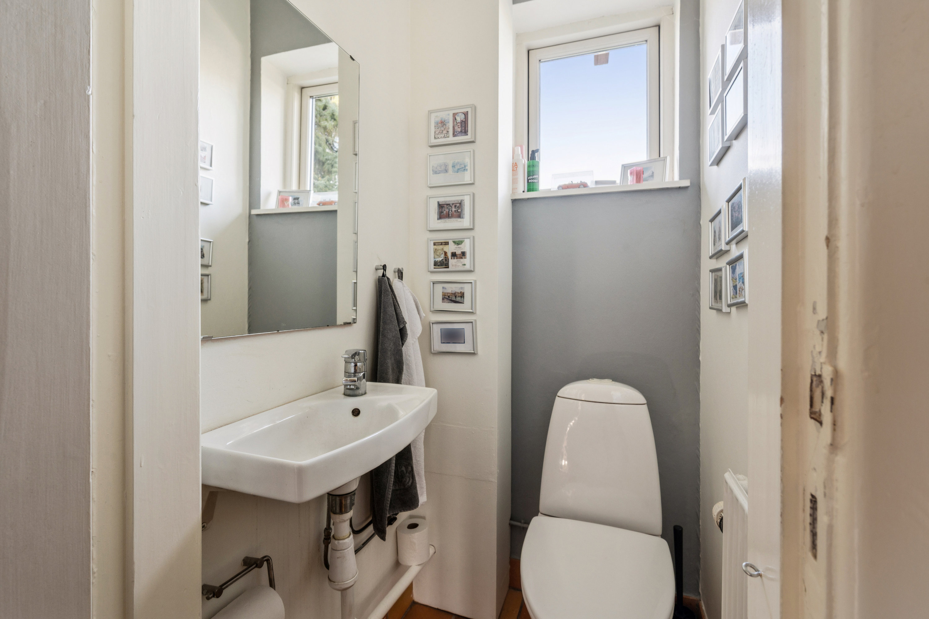 Fremhævet badeværelse billede i fuldskærmstilstand. Billede af Solbakken 33, 8240 Risskov