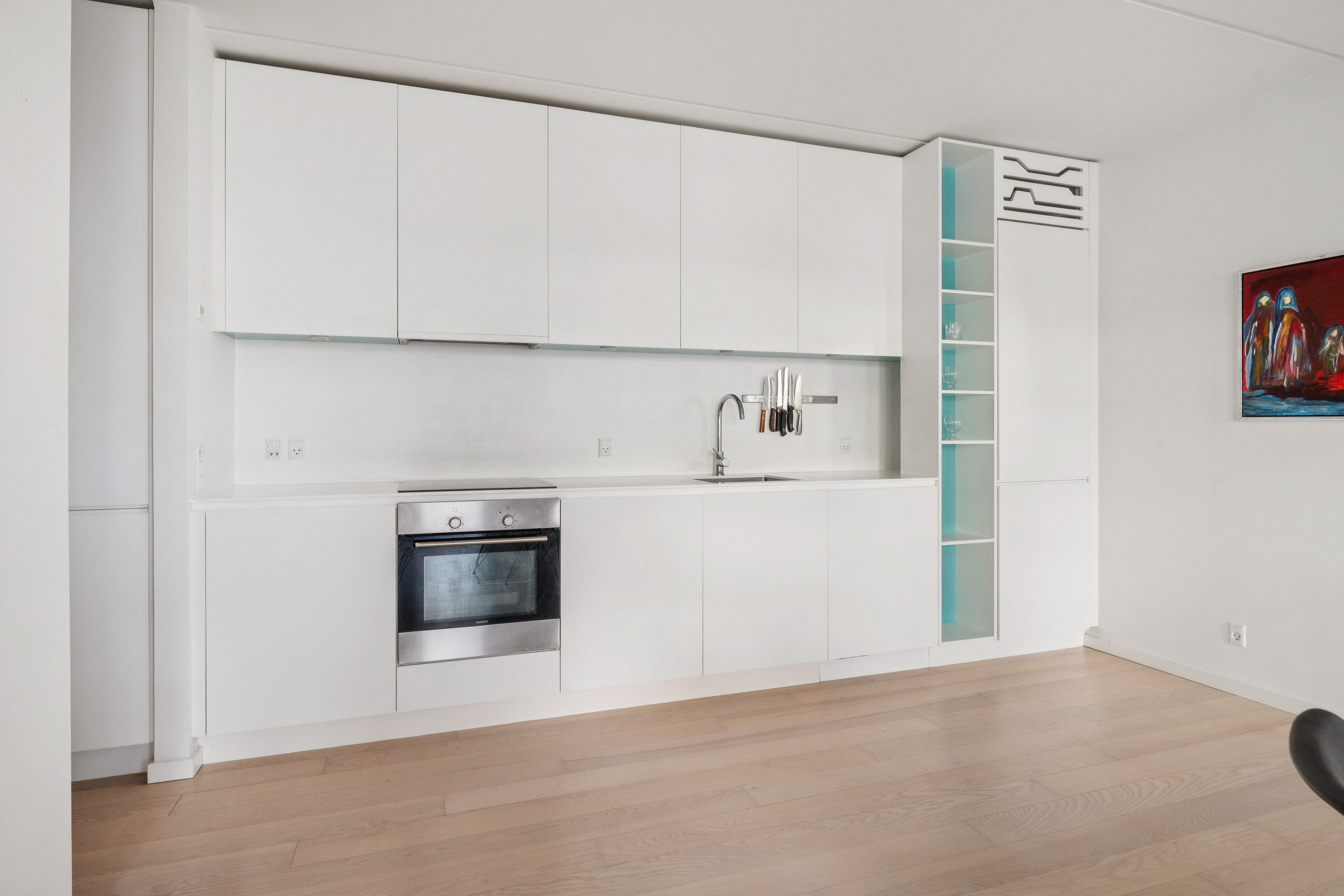 Fremhævet køkken billede i fuldskærmstilstand. Billede af Helga Pedersens Gade 9, 5. 4., 8000 Aarhus C