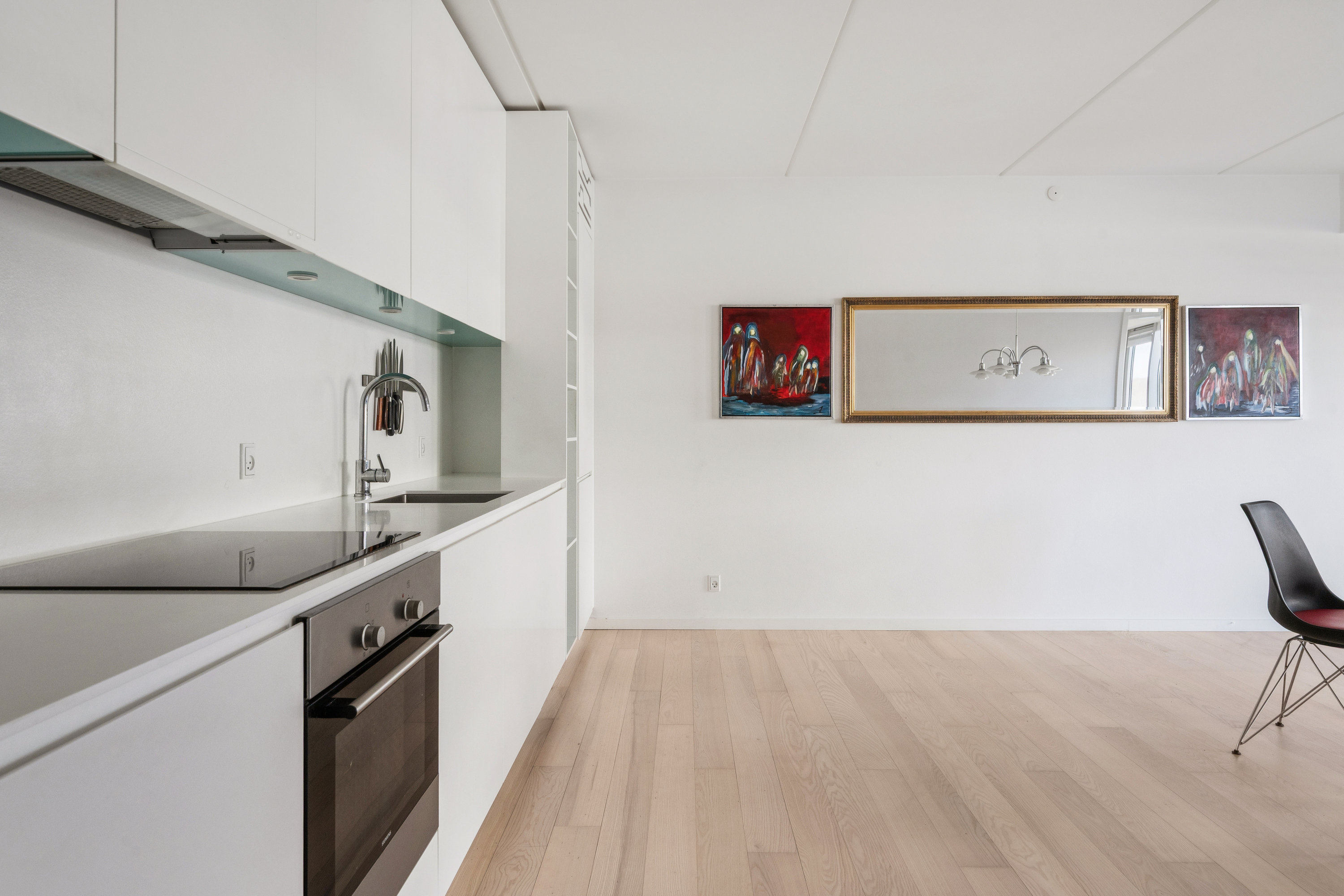 Fremhævet køkken billede i fuldskærmstilstand. Billede af Helga Pedersens Gade 9, 5. 4., 8000 Aarhus C