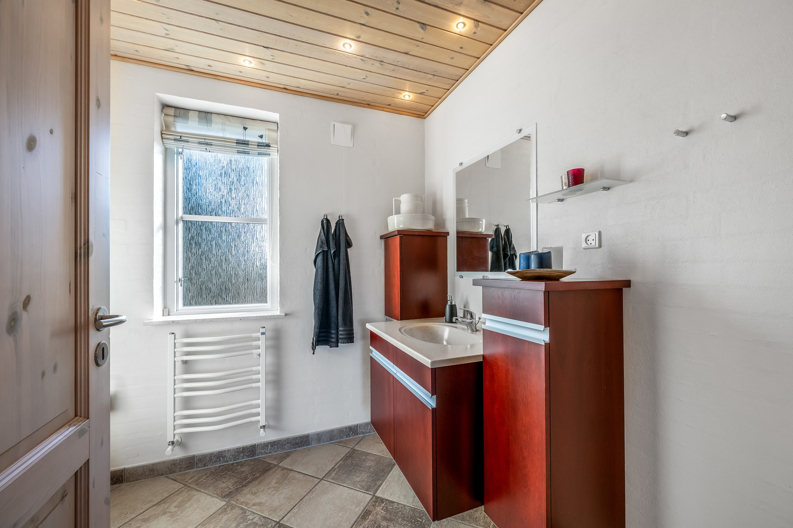 Fremhævet badeværelse billede i fuldskærmstilstand. Billede af Vindrosen 4, 6920 Videbæk