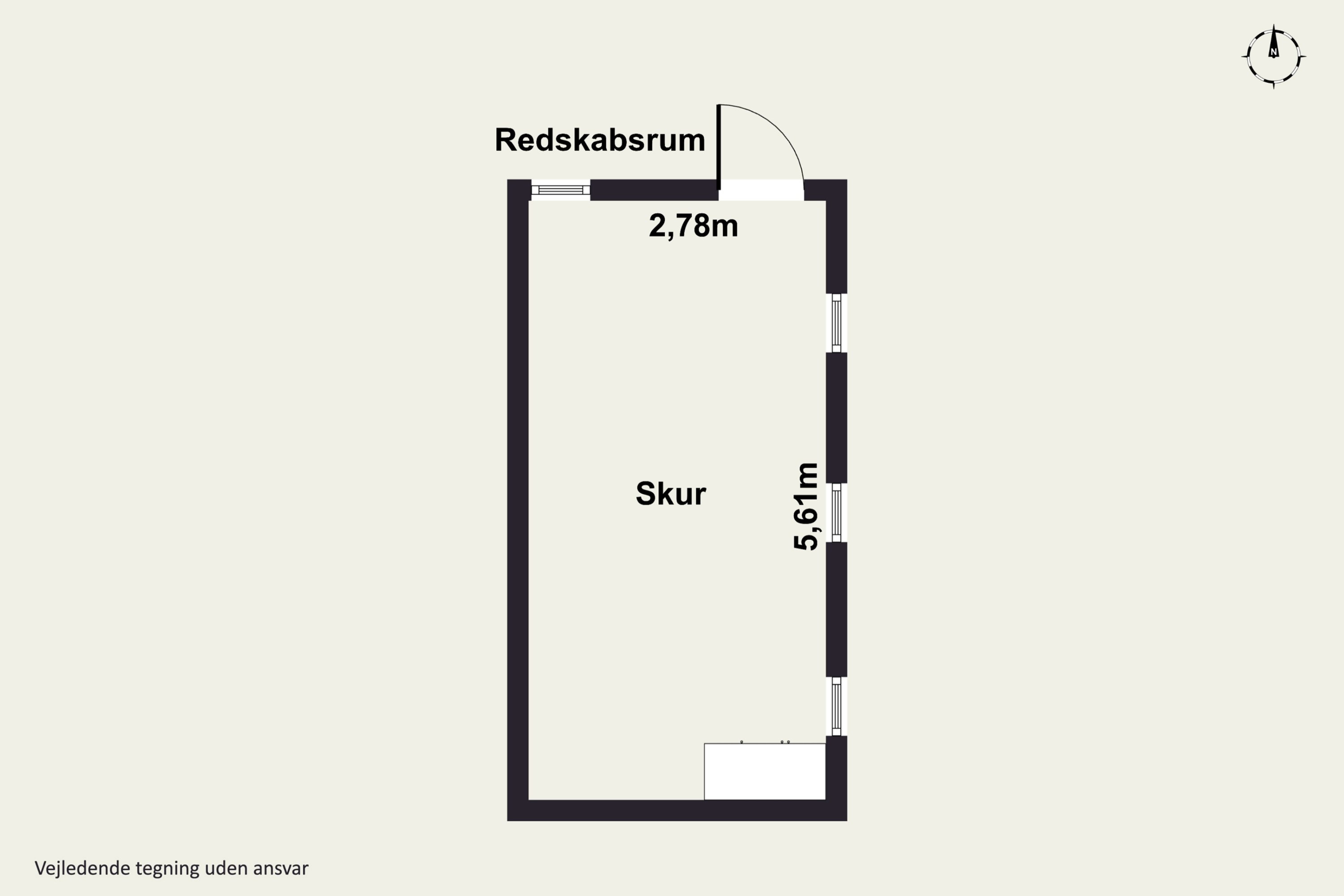 Plantegninger billede af Jernbanevej 14, Klemensker, 3782 Klemensker