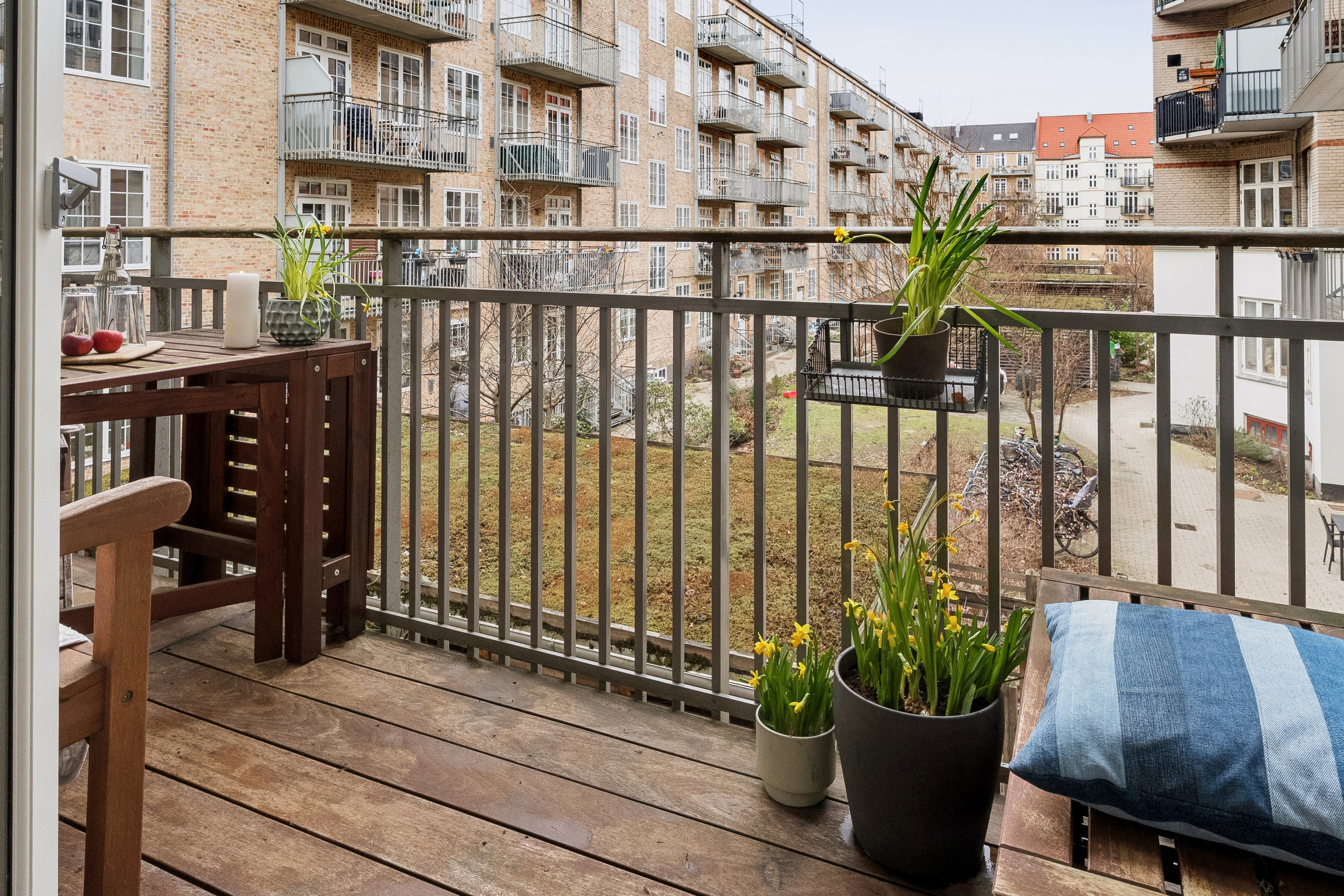 Fremhævet altan billede i fuldskærmstilstand. Billede af Jagtvej 187, 1. tv., 2100 København Ø