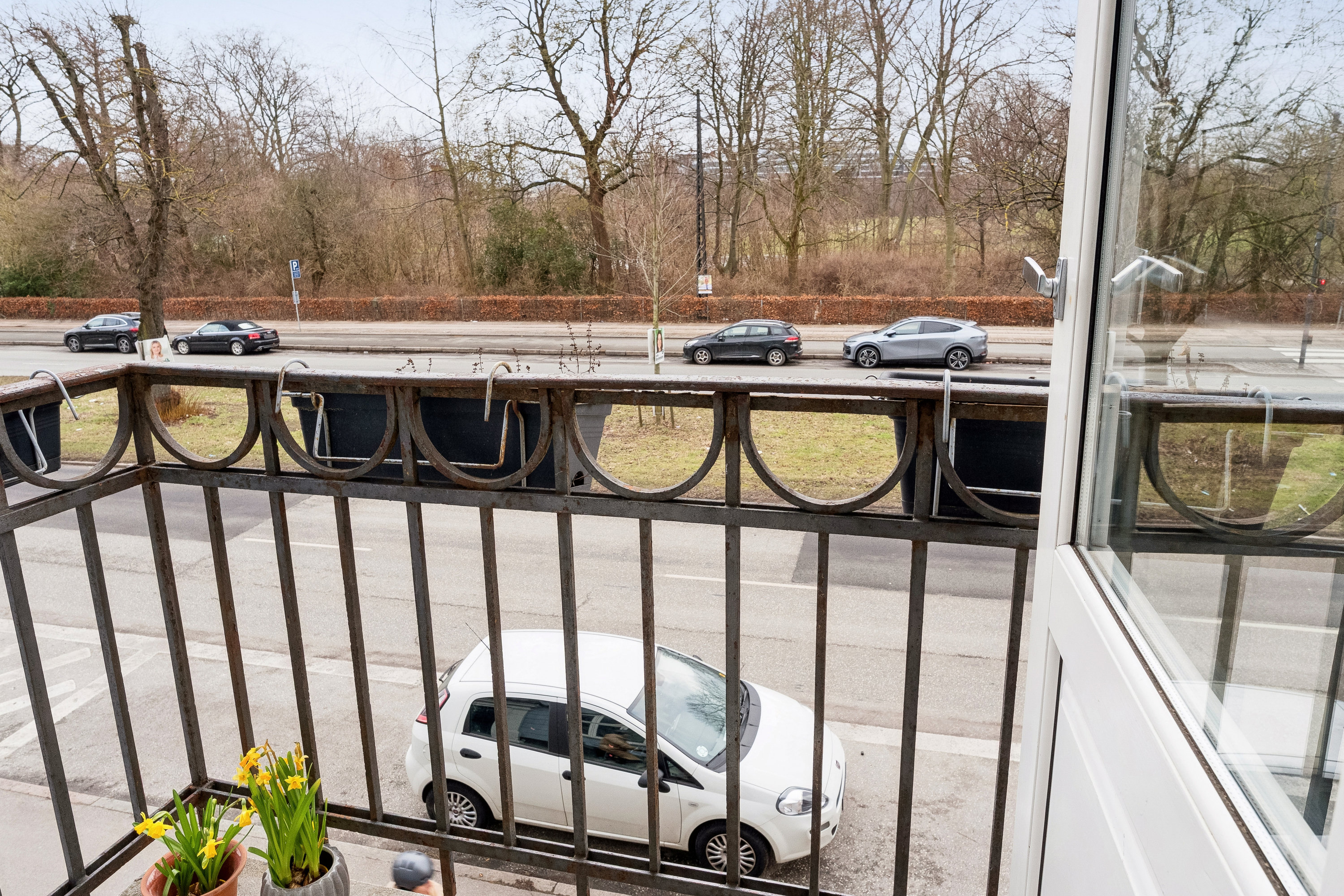 Fremhævet altan billede i fuldskærmstilstand. Billede af Jagtvej 187, 1. tv., 2100 København Ø