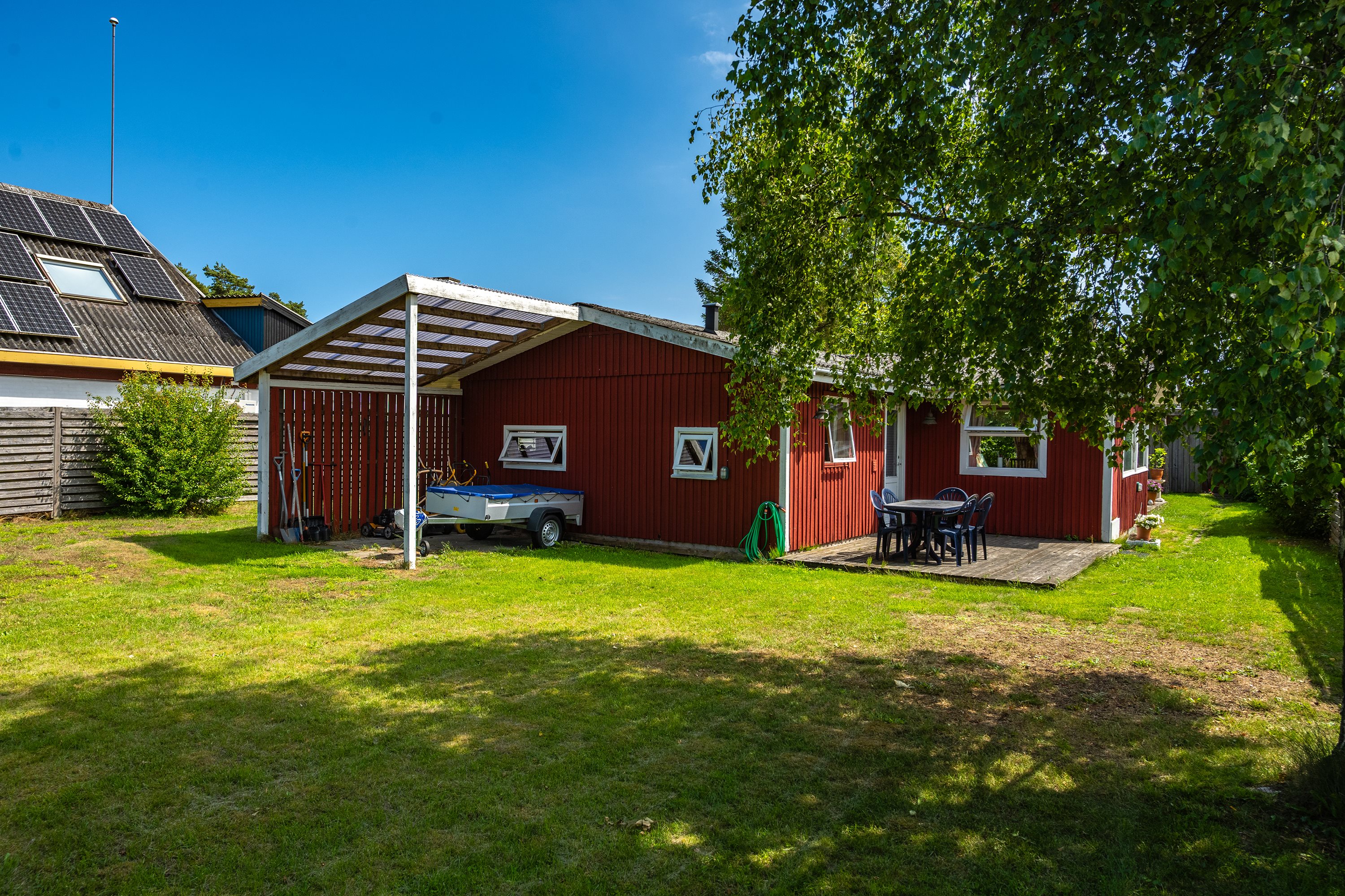 Fremhævet bag facade billede i fuldskærmstilstand. Billede af Storkevej 3, 4873 Væggerløse