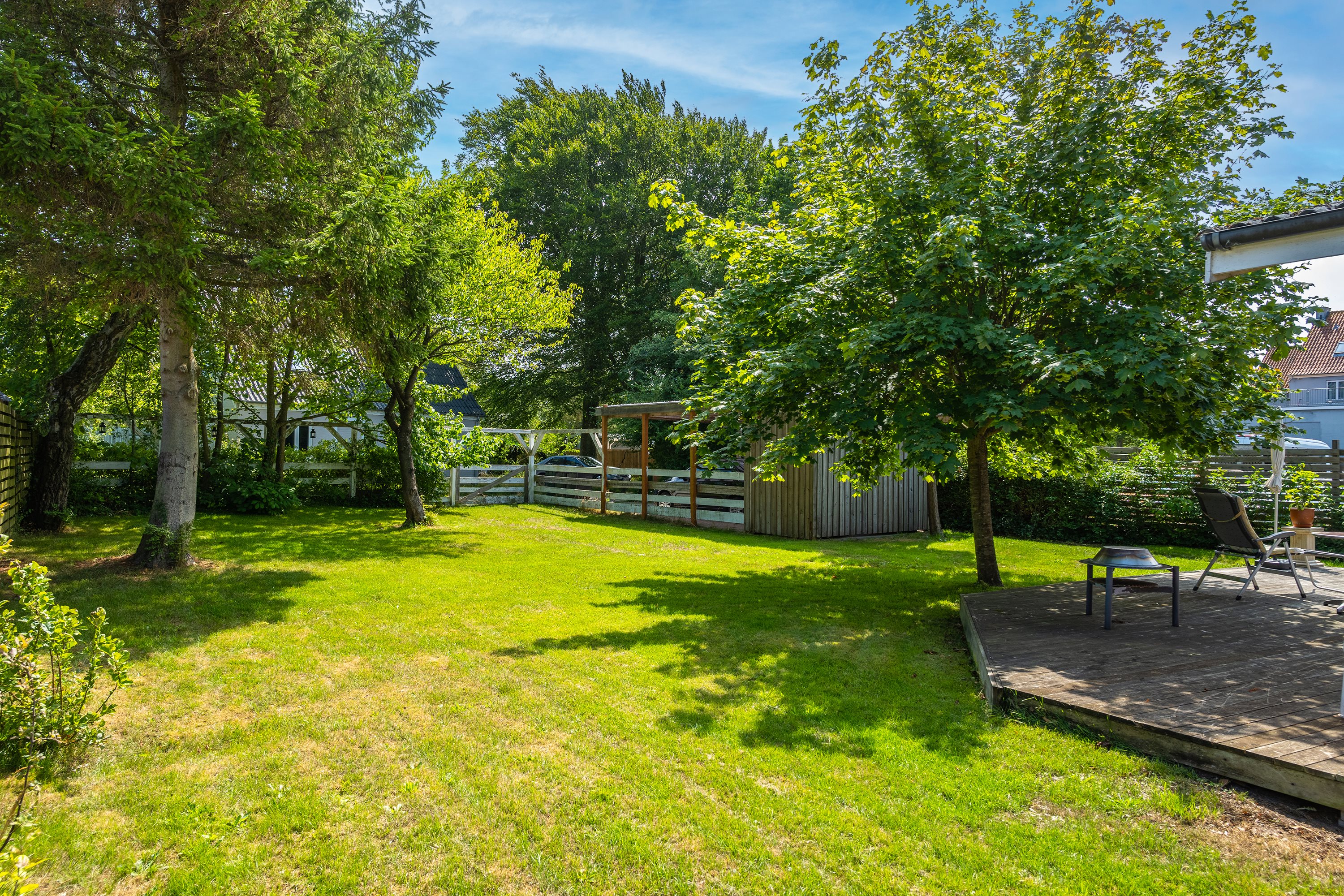 Fremhævet forhave billede i fuldskærmstilstand. Billede af Storkevej 3, 4873 Væggerløse