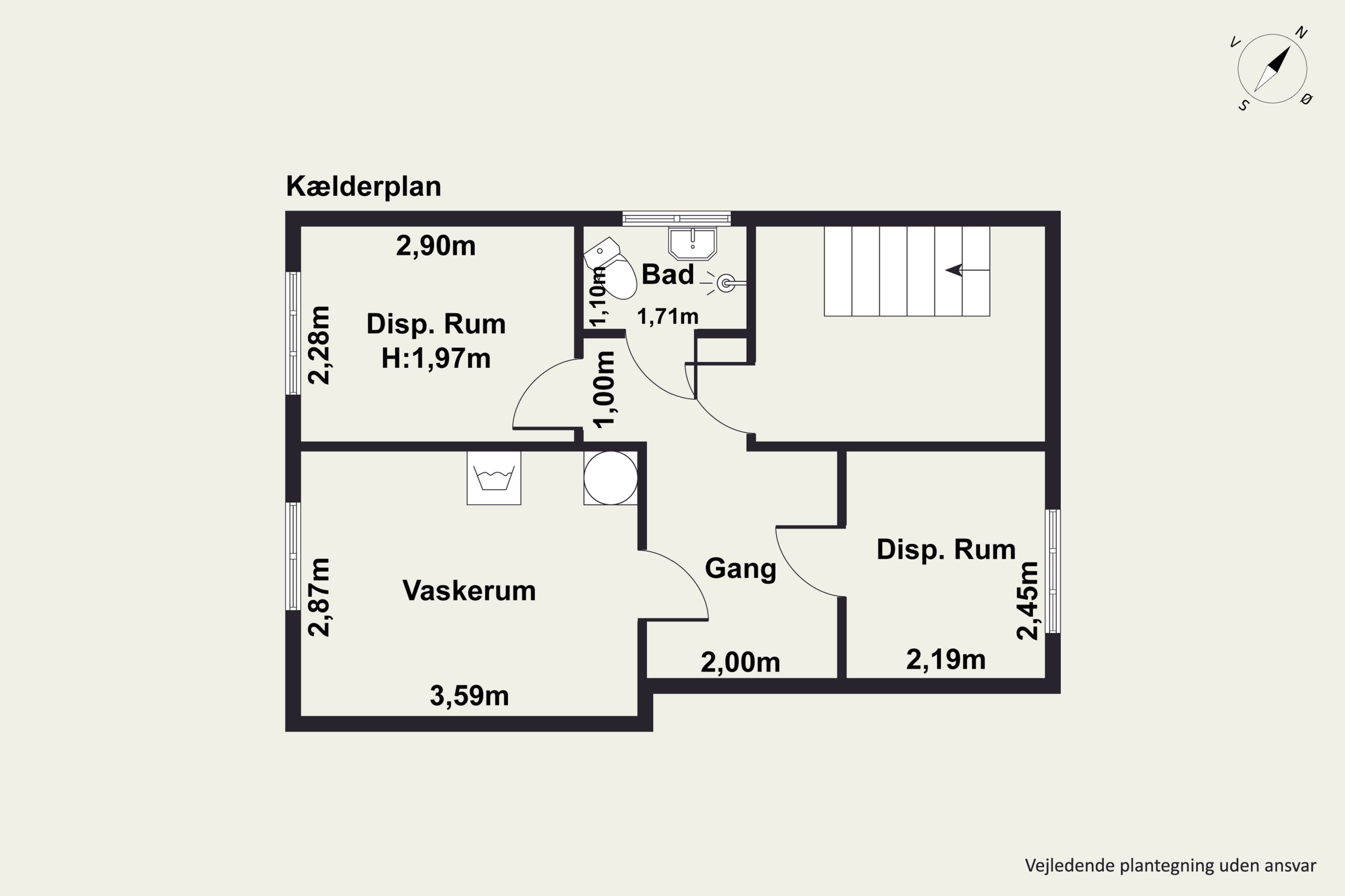 Plantegninger billede af Tryggevældevej 19, st.., 2720 Vanløse