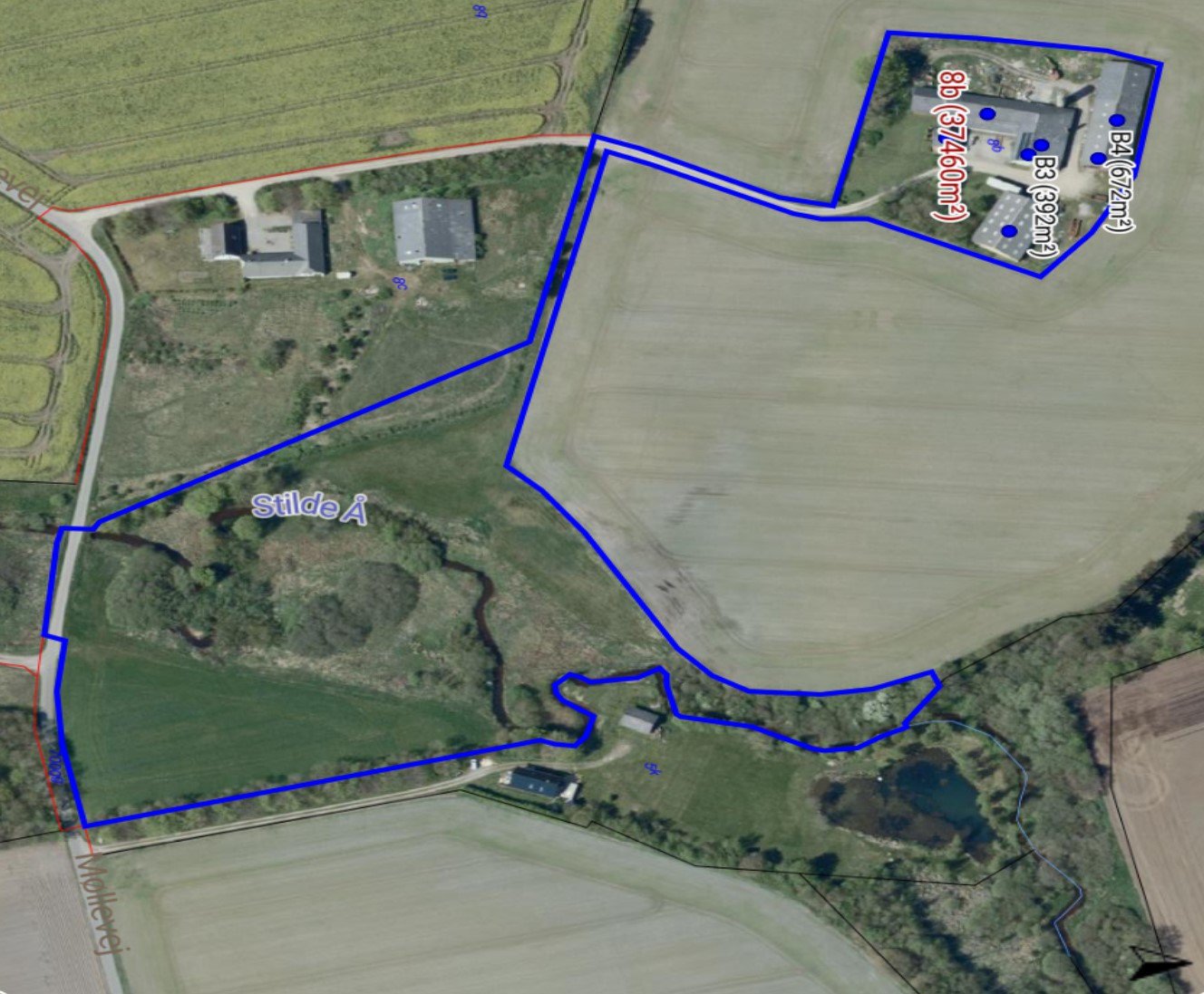 Fremhævet  billede i fuldskærmstilstand. Billede af Møllevej 6, Surhave, 6650 Brørup