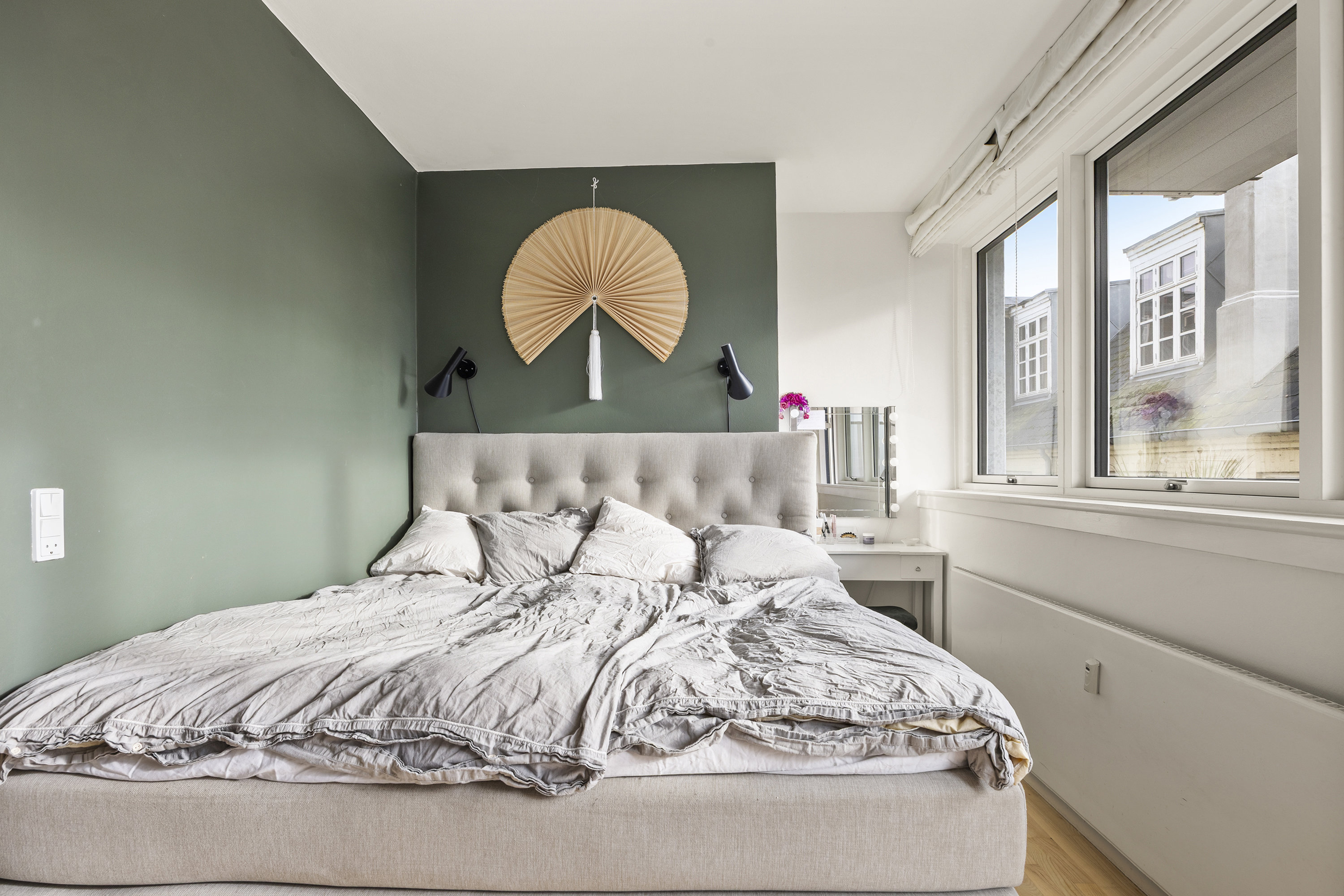 Fremhævet soveværelse billede i fuldskærmstilstand. Billede af Nørre Søgade 37A, 5. 5., 1370 København K