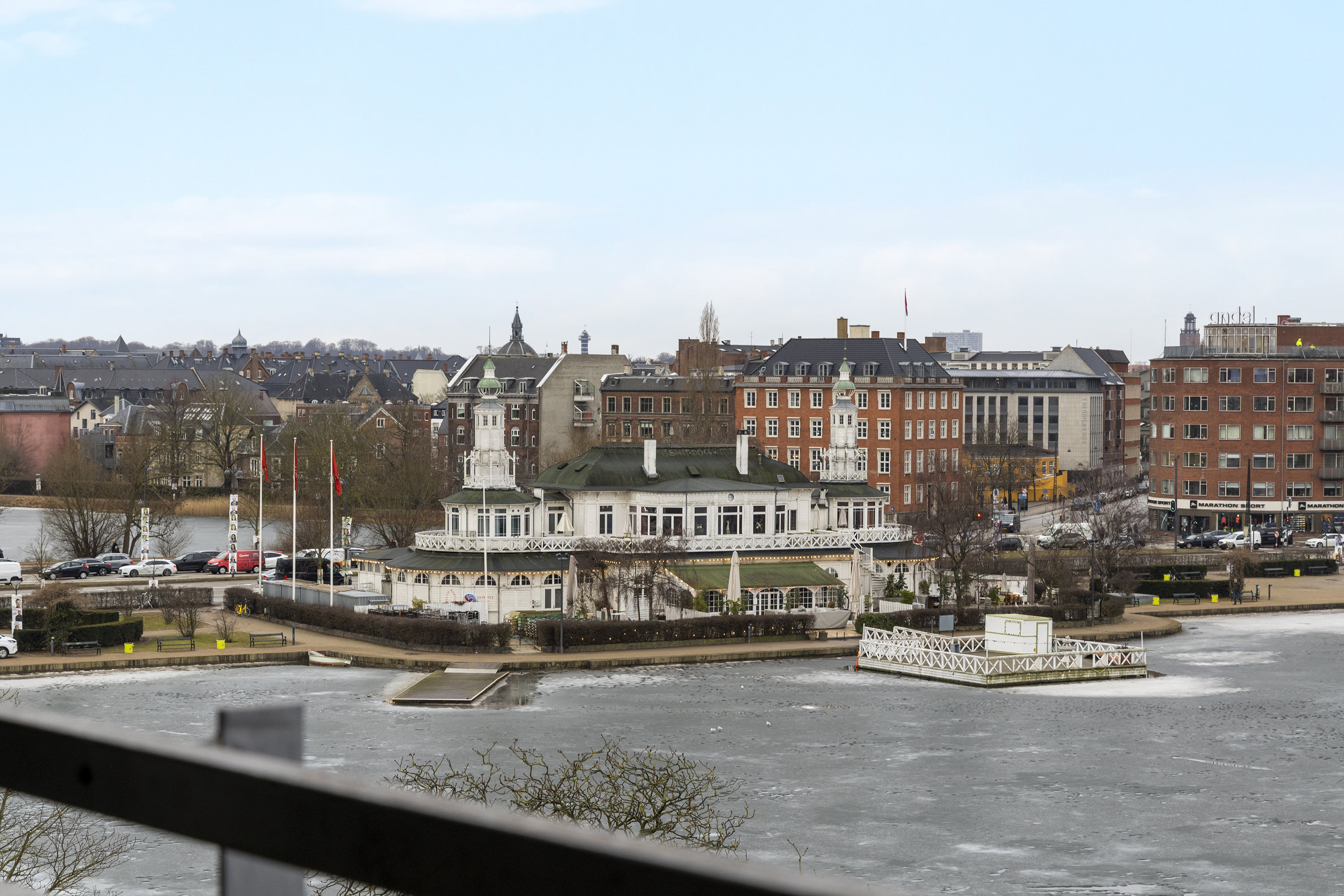 Fremhævet søudsigt billede i fuldskærmstilstand. Billede af Nørre Søgade 37A, 5. 5., 1370 København K