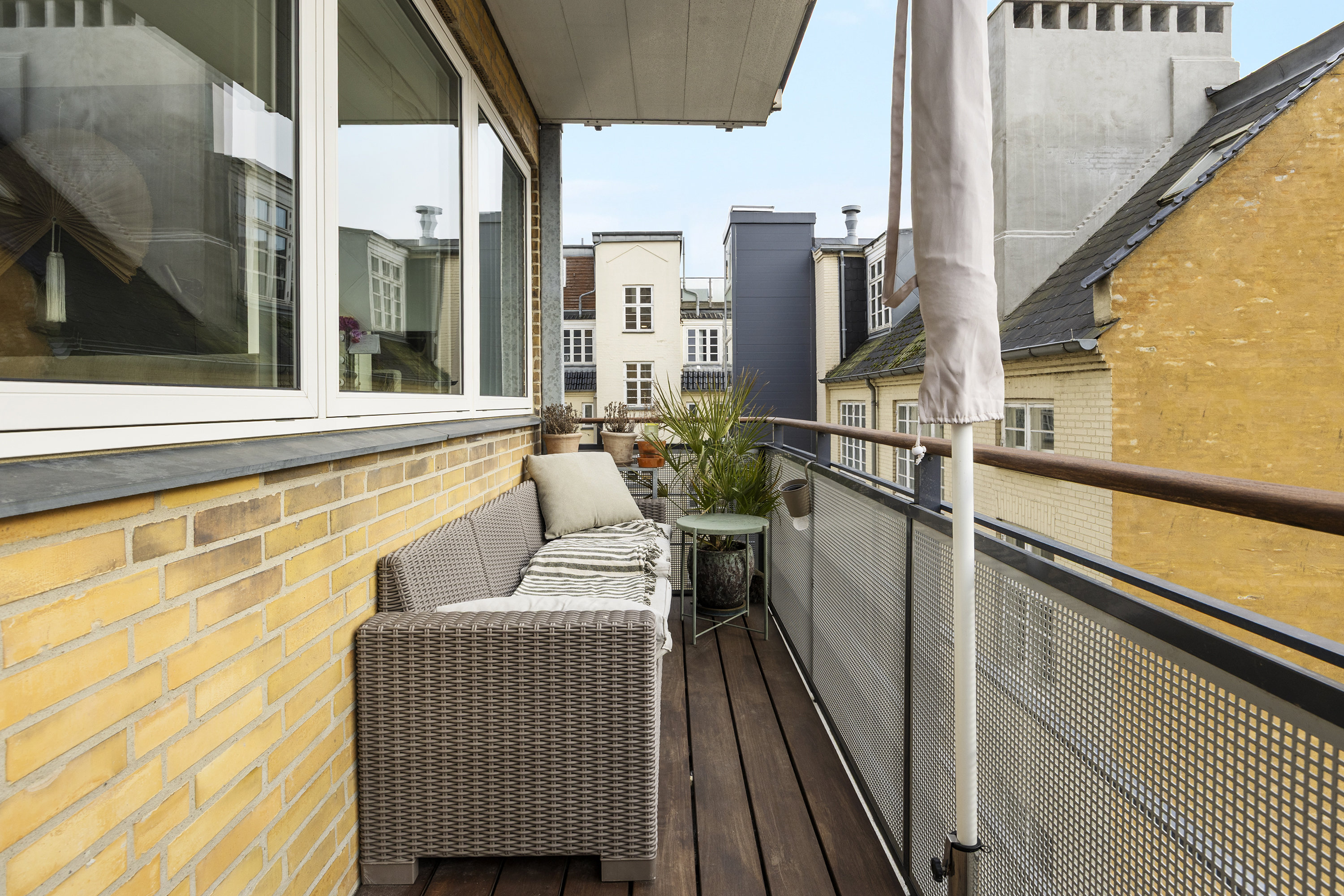 Fremhævet altan billede i fuldskærmstilstand. Billede af Nørre Søgade 37A, 5. 5., 1370 København K