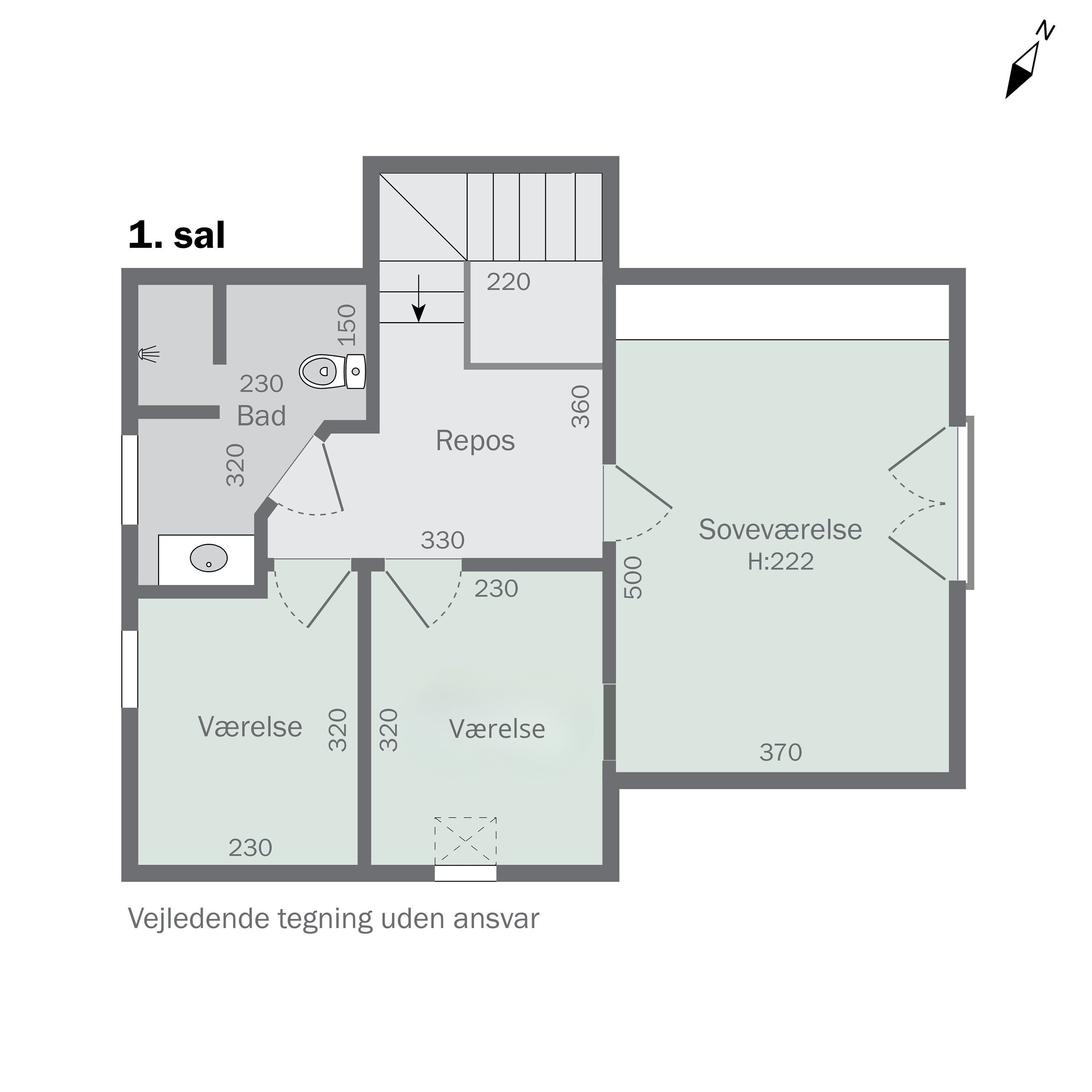 Plantegninger billede af Fynsgade 19, 9870 Sindal