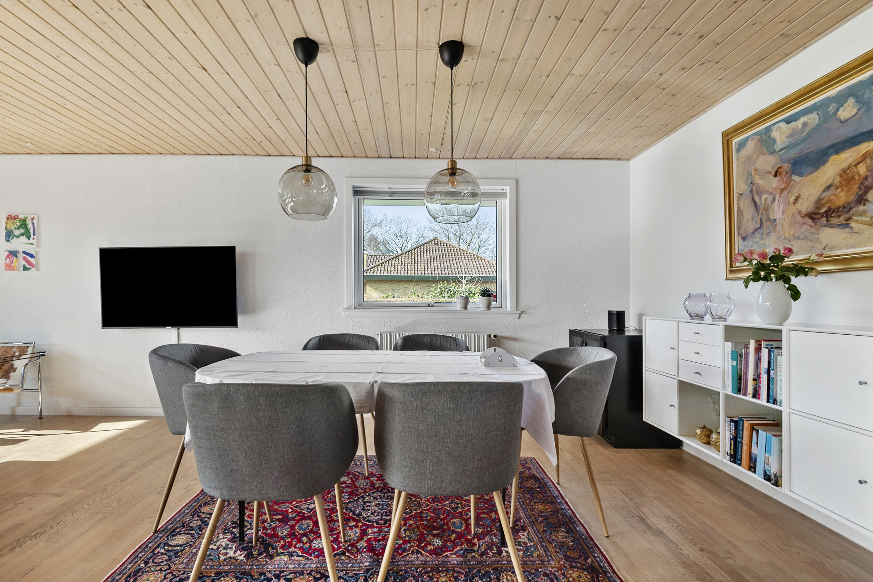 Fremhævet spisestue billede i fuldskærmstilstand. Billede af Toftevangen 20, Bryndum, 6715 Esbjerg N