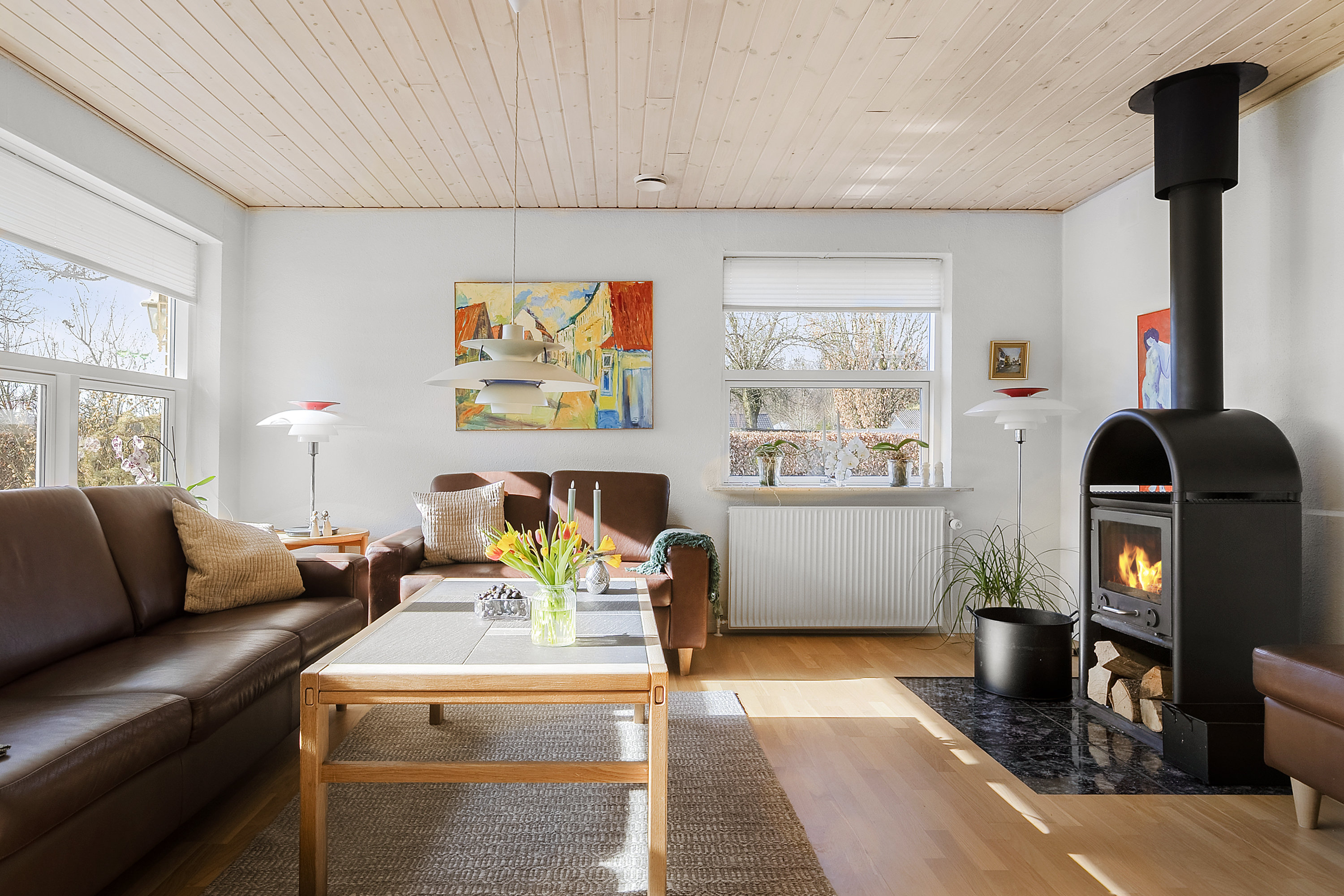 Fremhævet stue billede i fuldskærmstilstand. Billede af Muldvad 23, 6200 Aabenraa