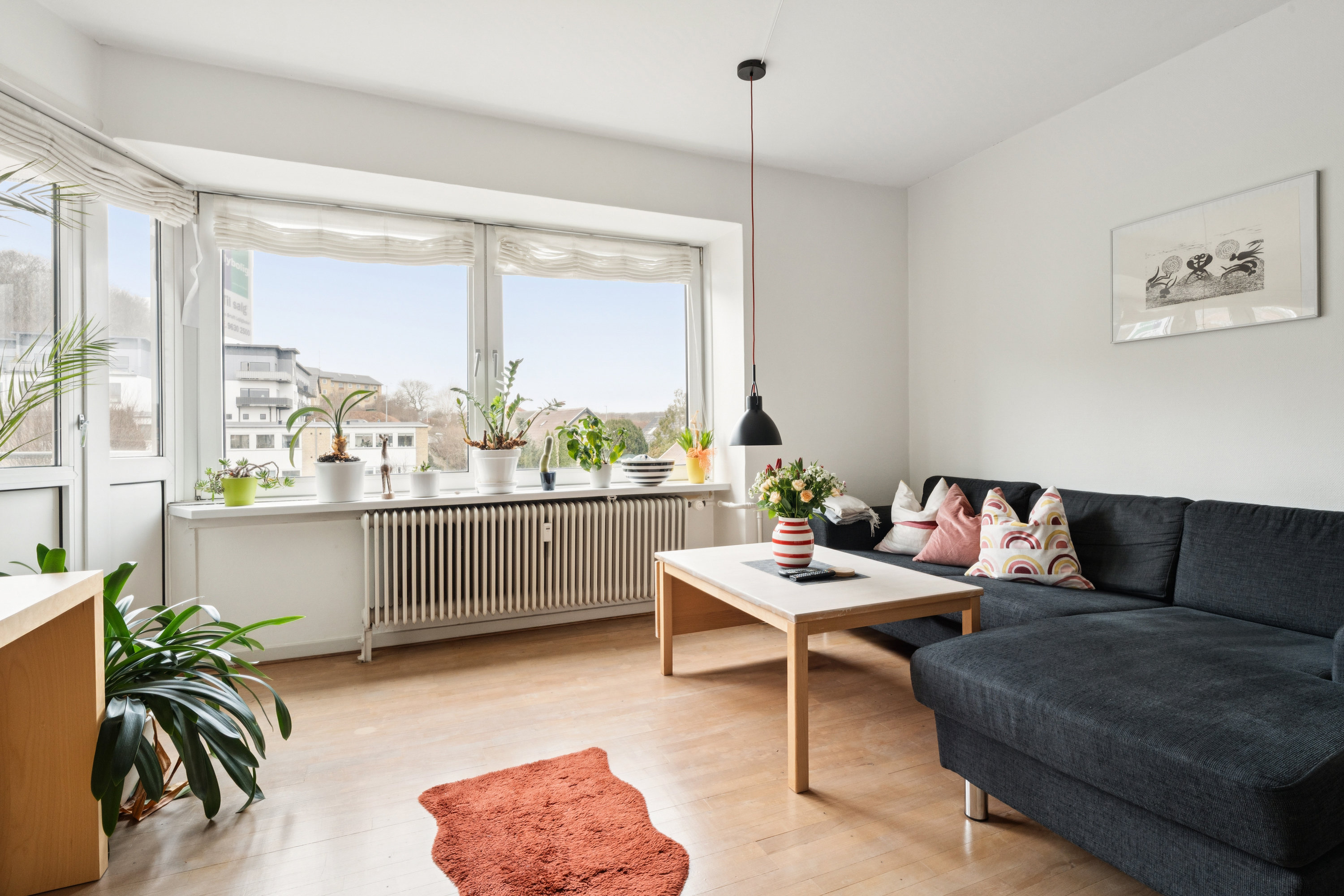 Fremhævet stue billede i fuldskærmstilstand. Billede af Snerlevej 15, 3. th., 9000 Aalborg